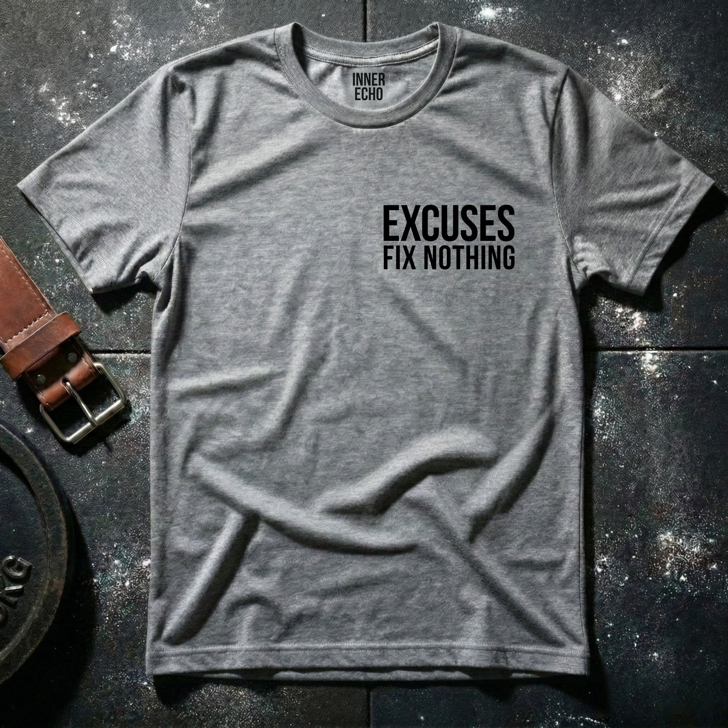 EXCUSES Chest Pocket — T-Shirt