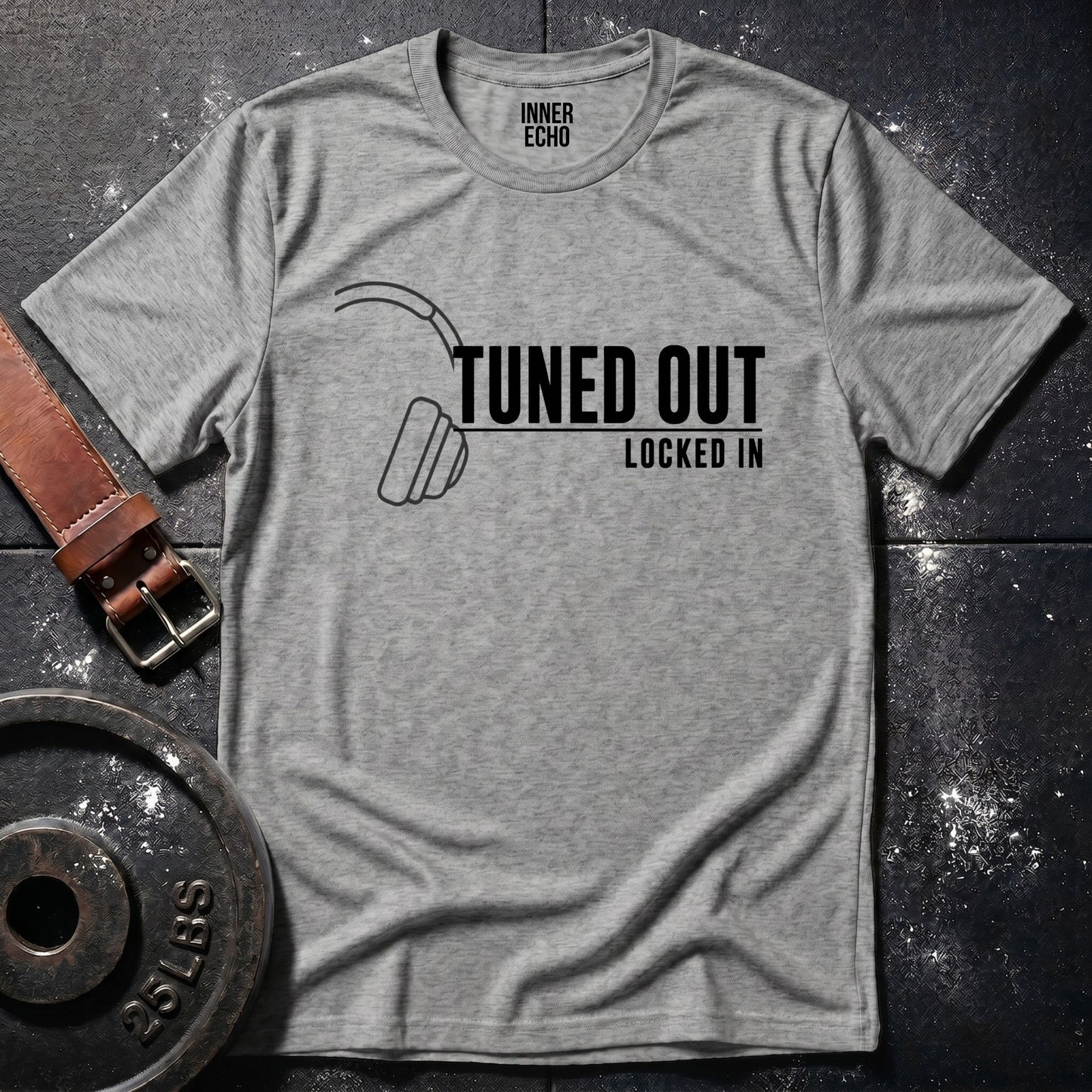 TUNED OUT Headphones — Tee