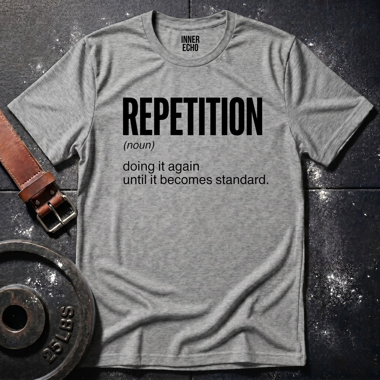 REPETITION (noun) — Tee