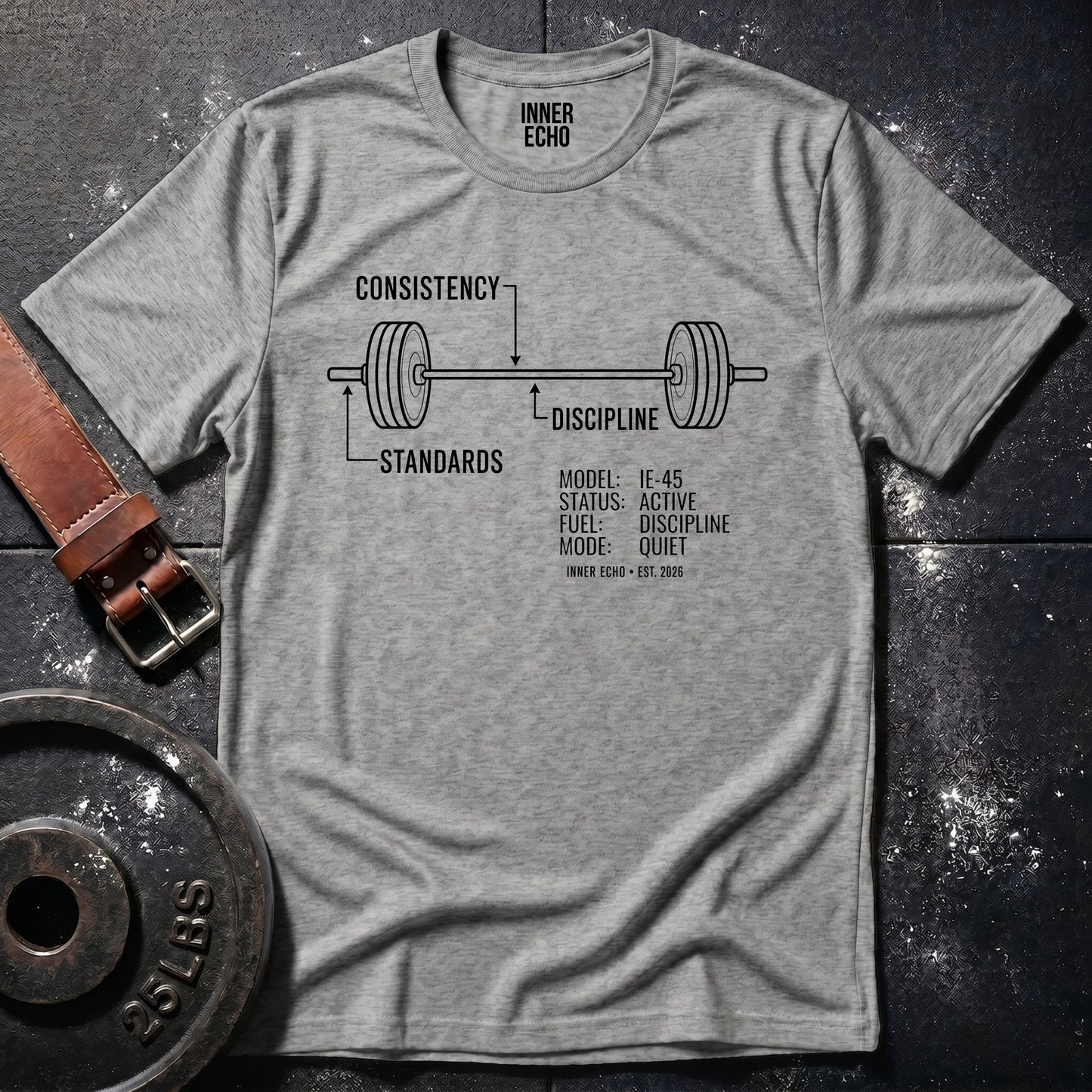 Training Blueprint Barbell — Tee