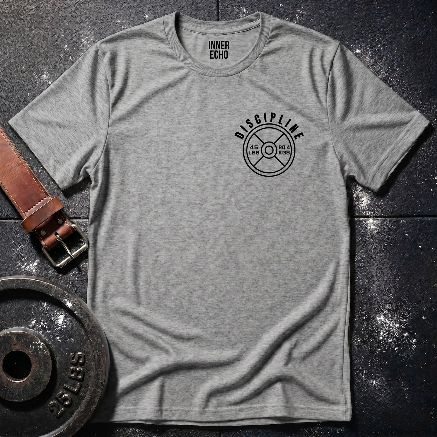 DISCIPLINE POCKET PLATE — T-Shirt
