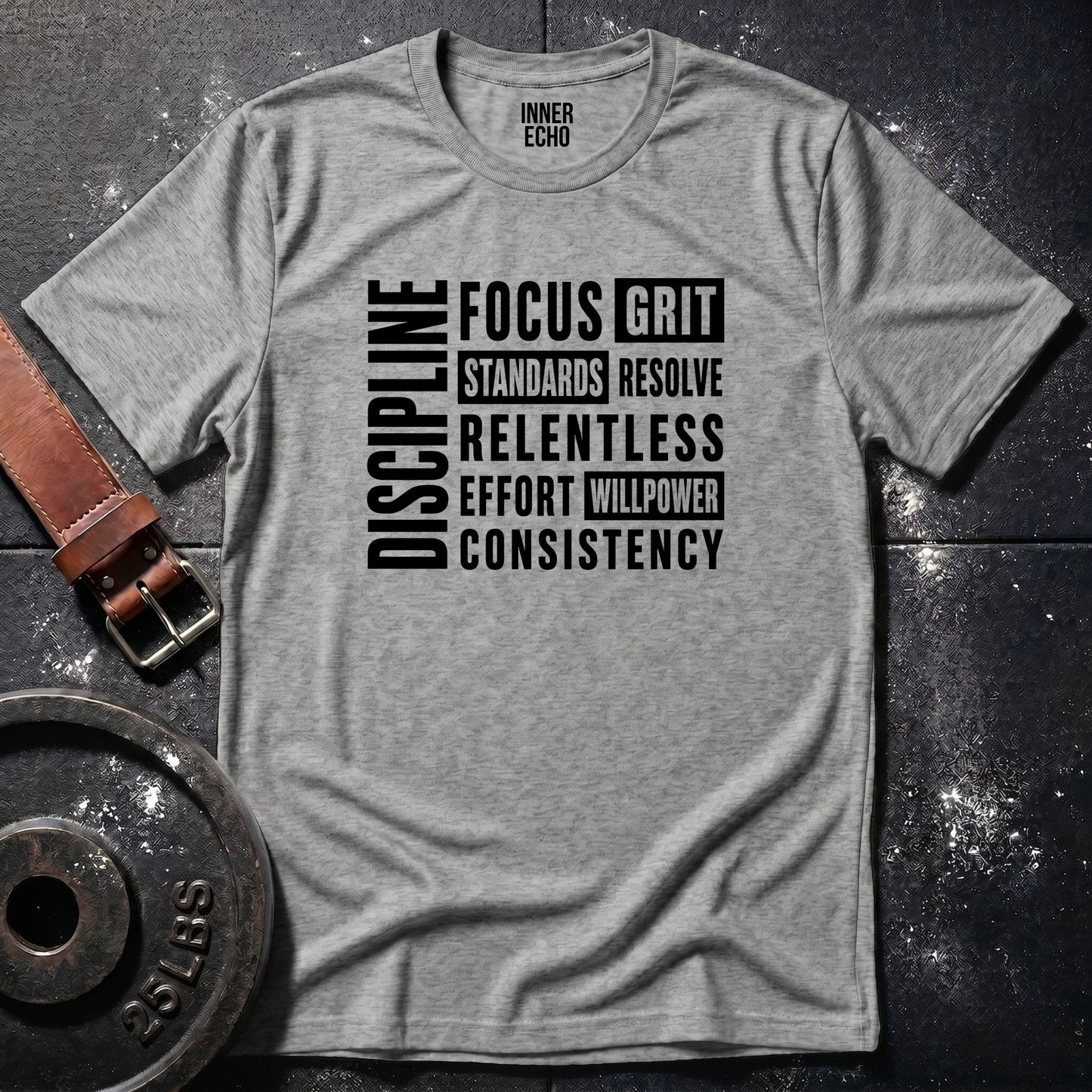 DISCIPLINE Stack — T-Shirt