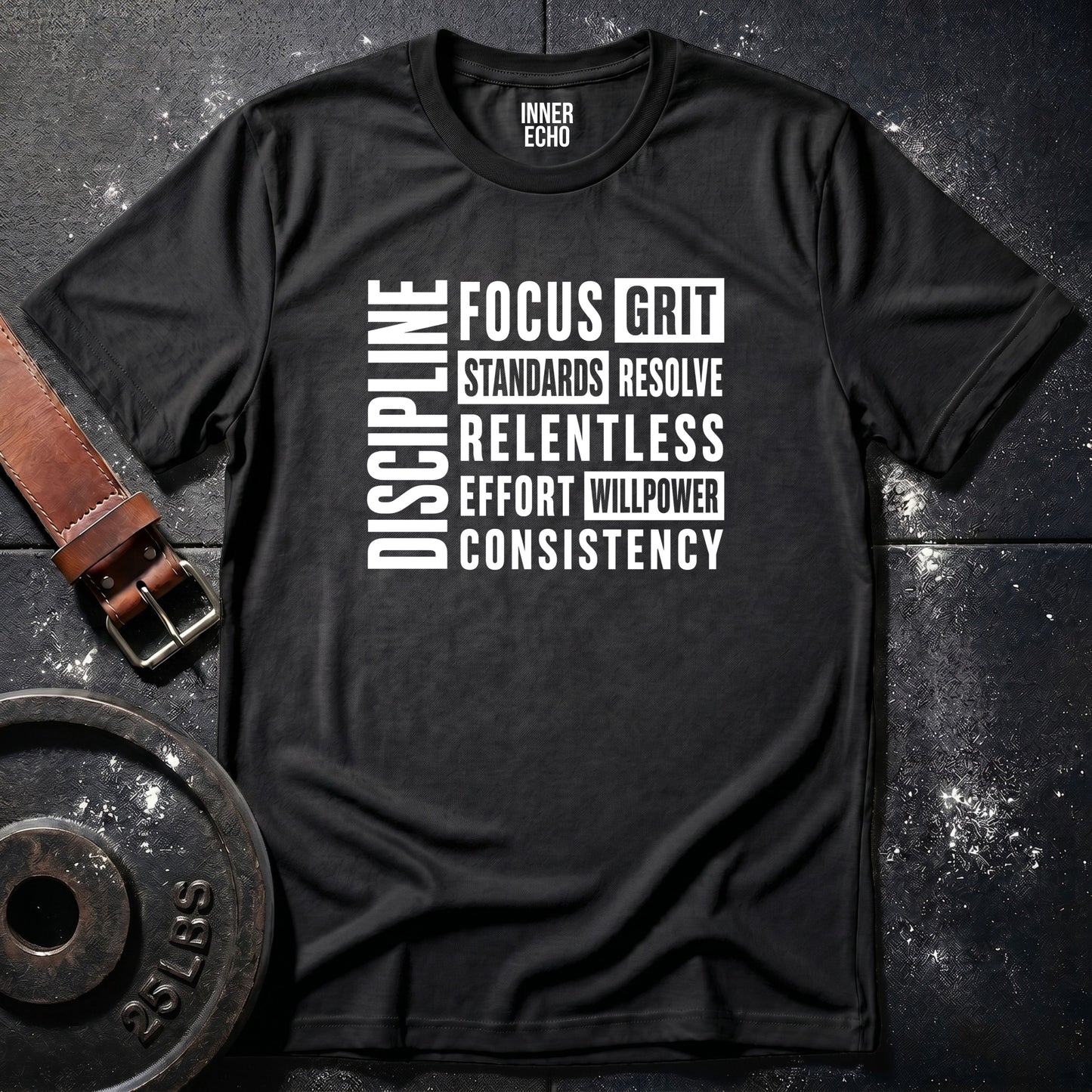 DISCIPLINE Stack — T-Shirt