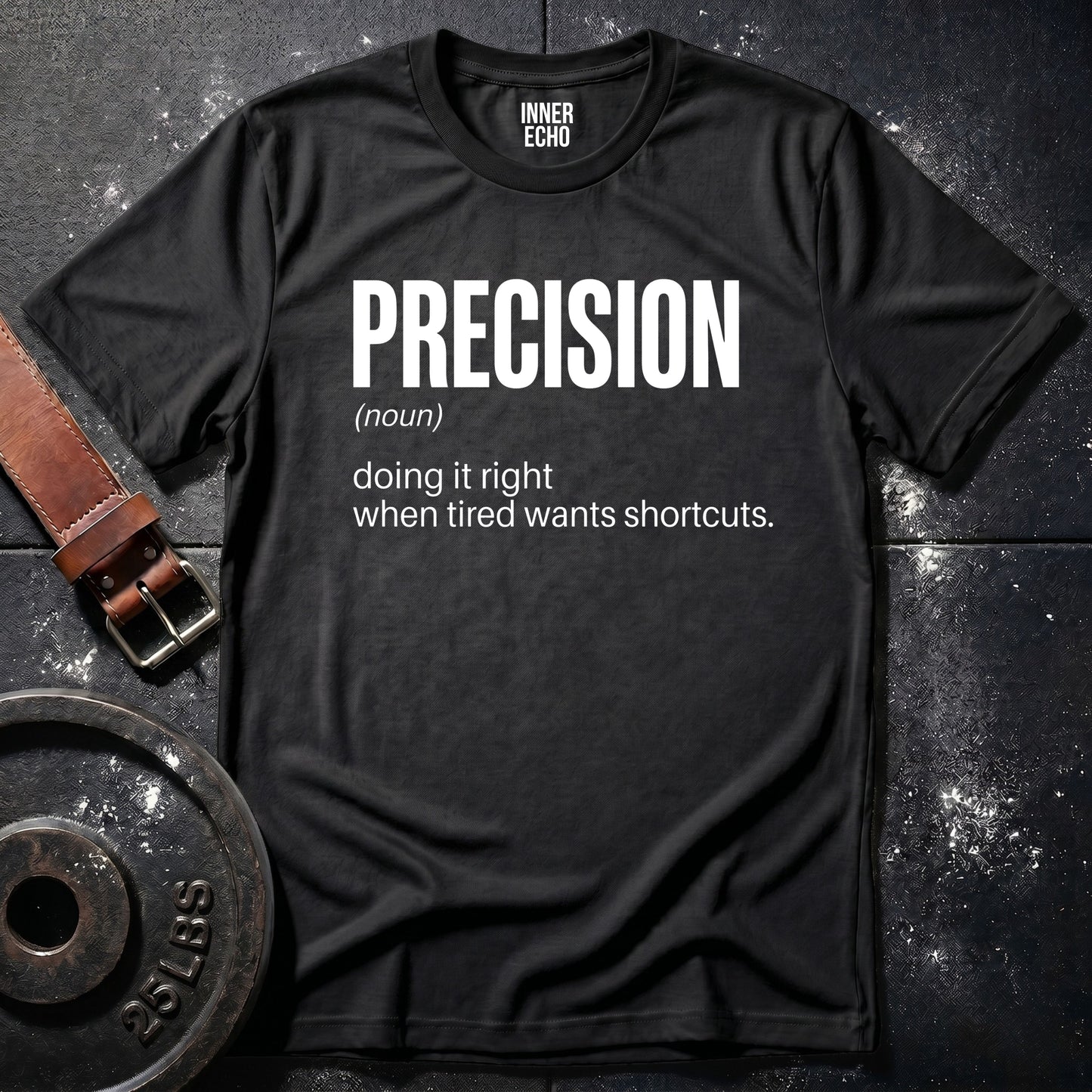 PRECISION (noun) — Tee