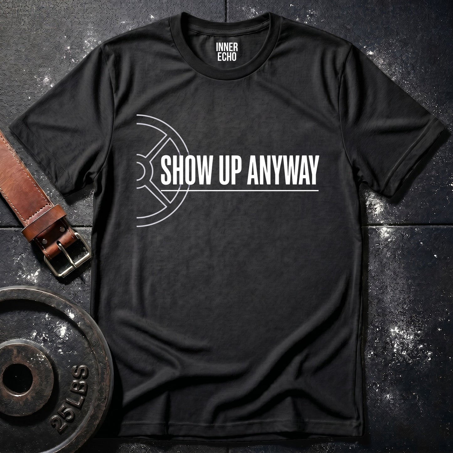 SHOW UP Plate — T-Shirt