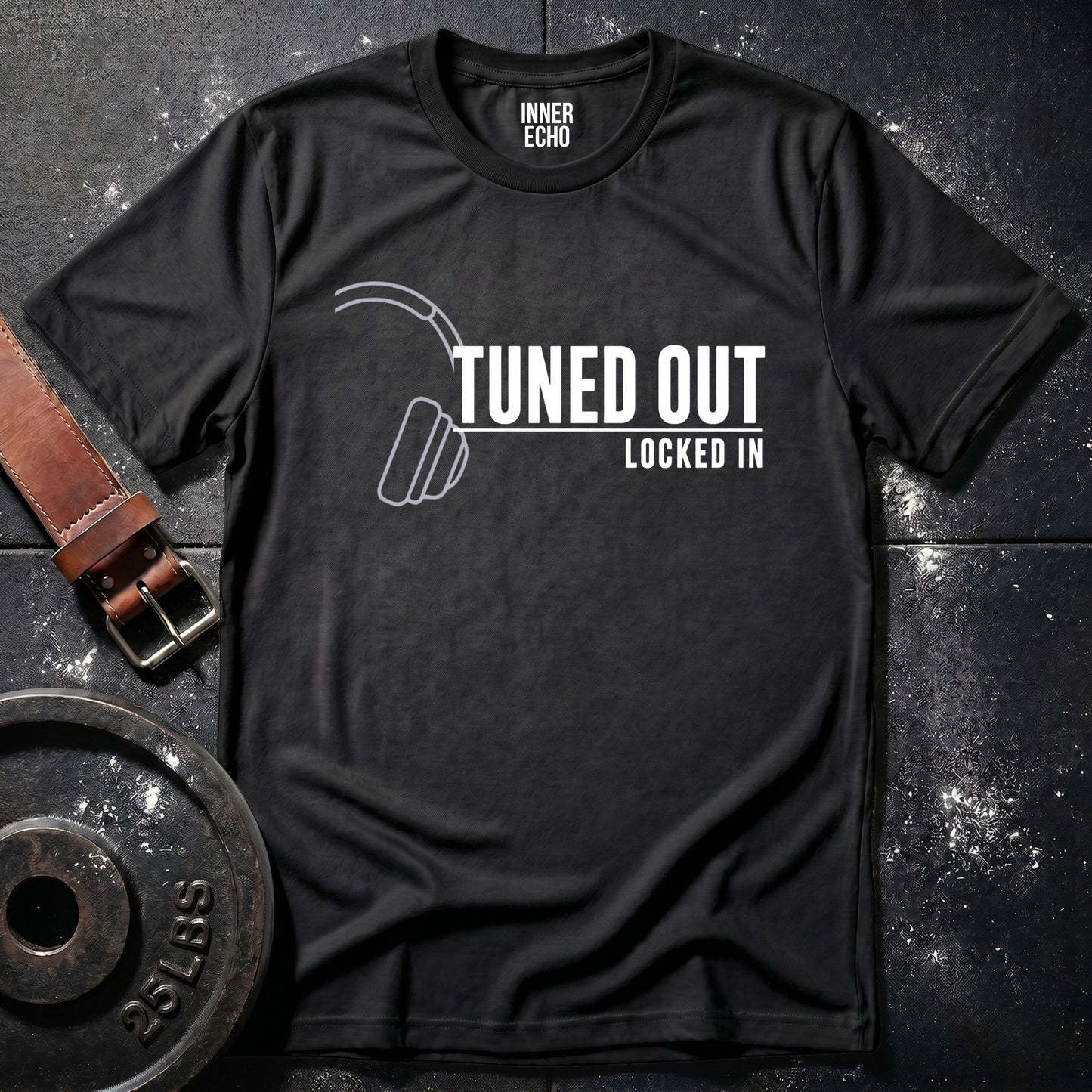TUNED OUT Headphones — Tee
