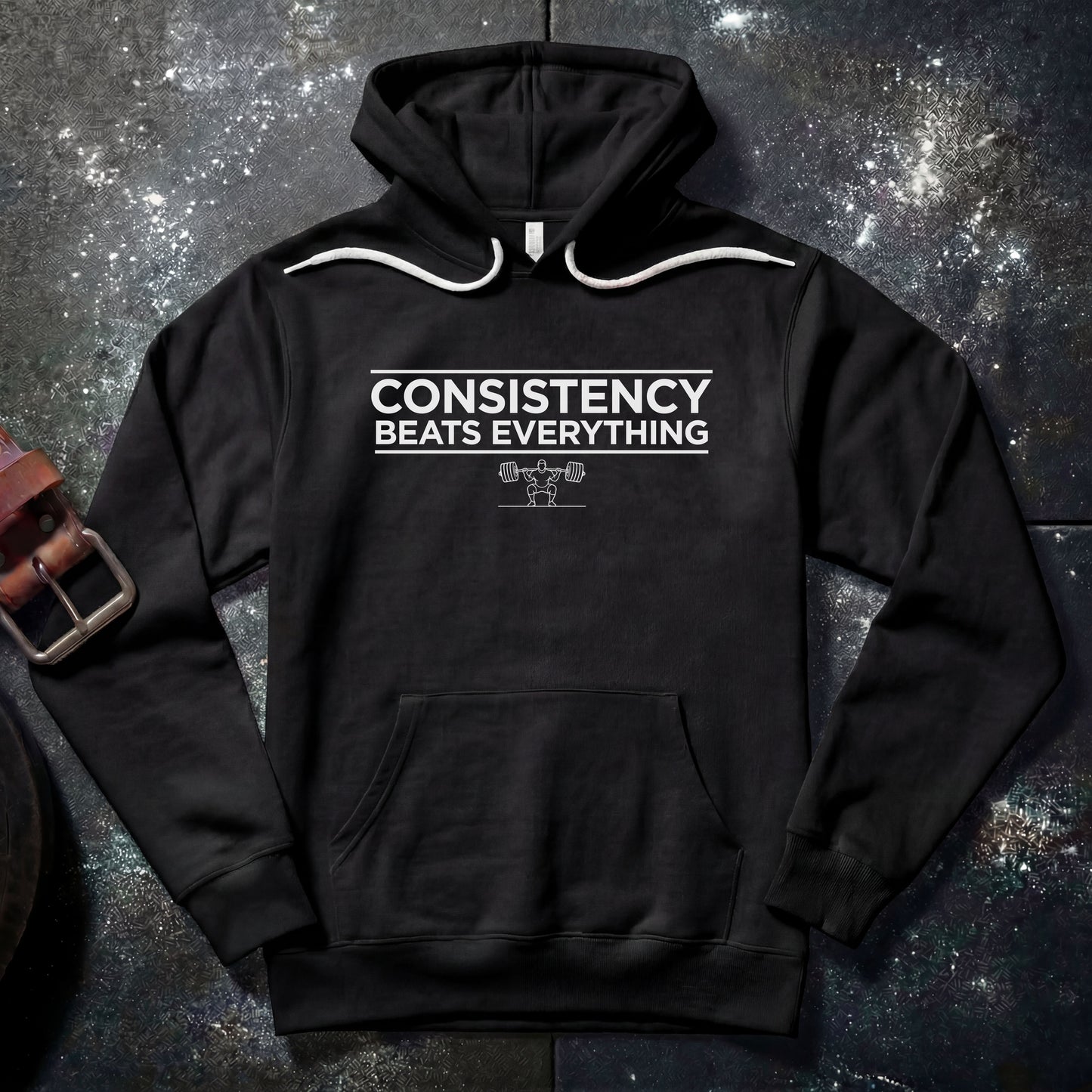 CONSISTENCY BEATS EVERYTHING — Hoodie
