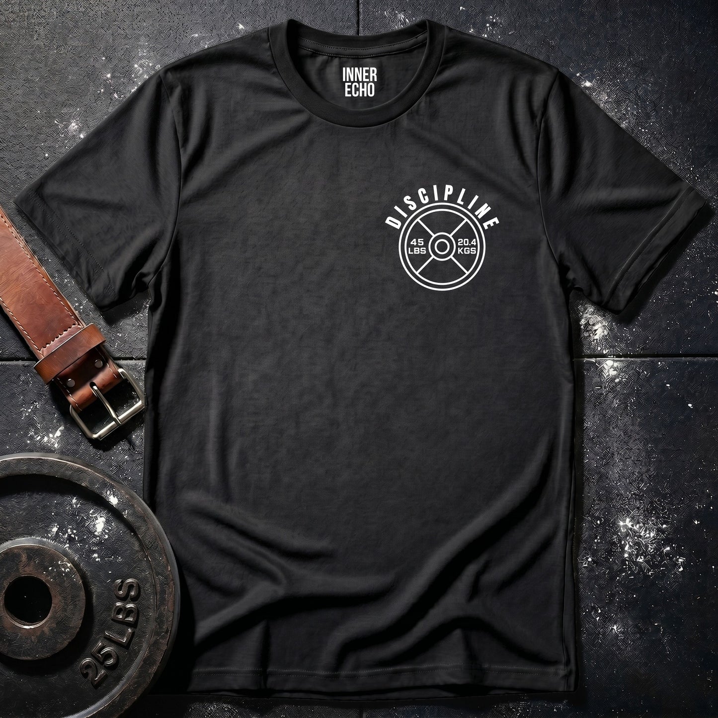 DISCIPLINE POCKET PLATE — T-Shirt