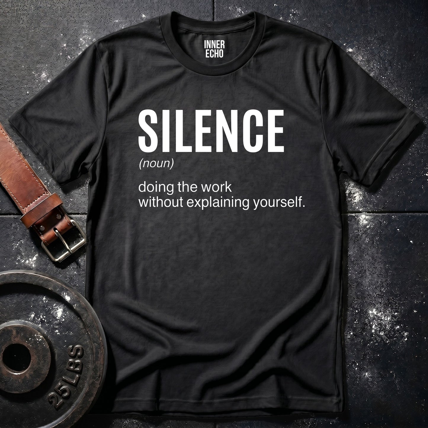 SILENCE (noun) — Tee