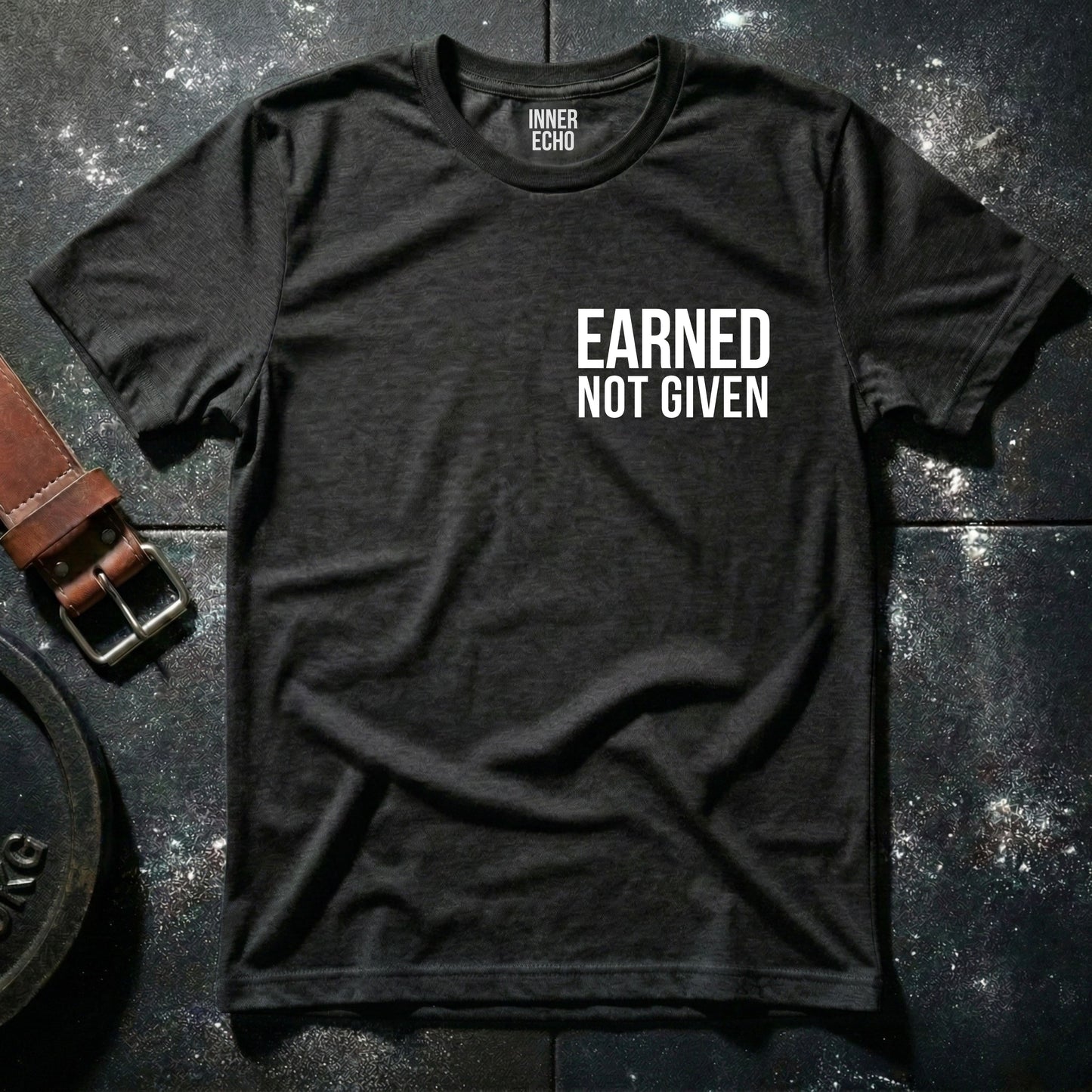 EARNED Chest Pocket — T-Shirt
