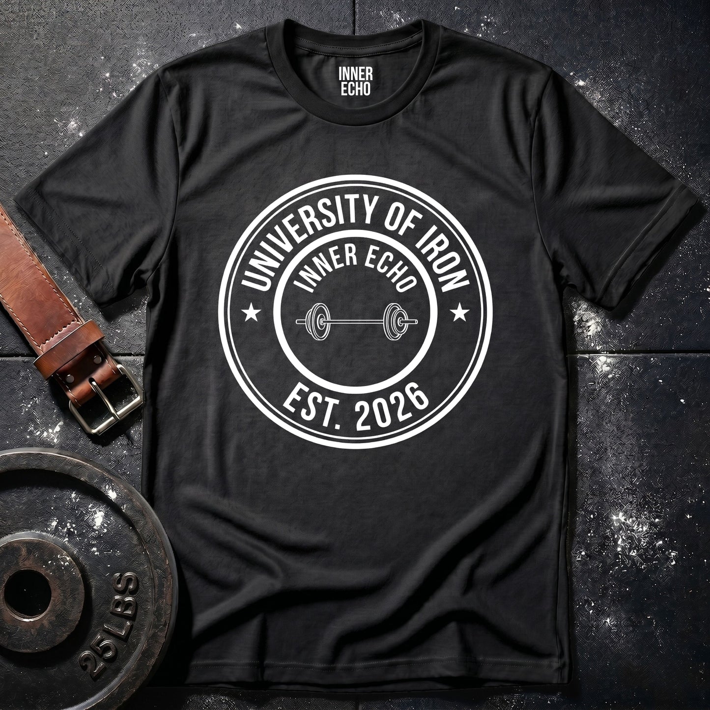 UNIVERSITY OF IRON — Tee