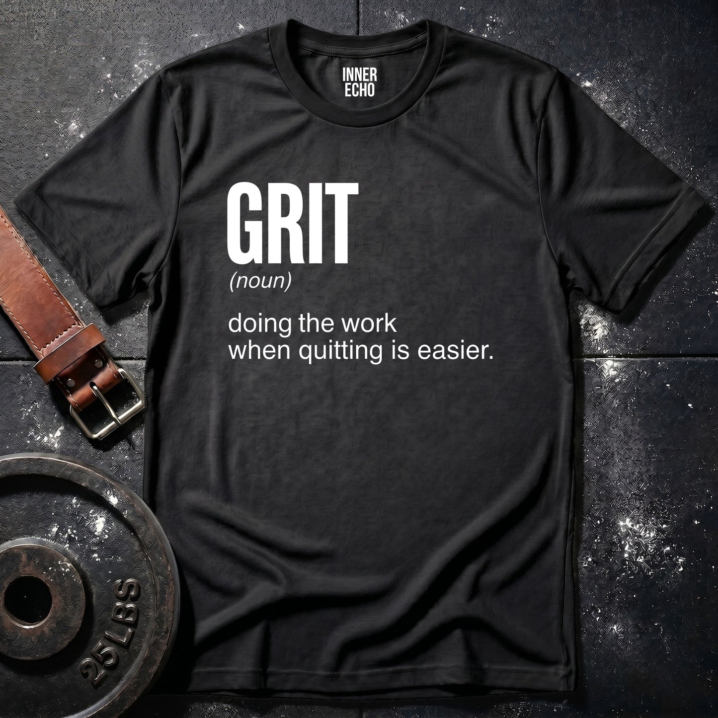 GRIT (noun) — Tee