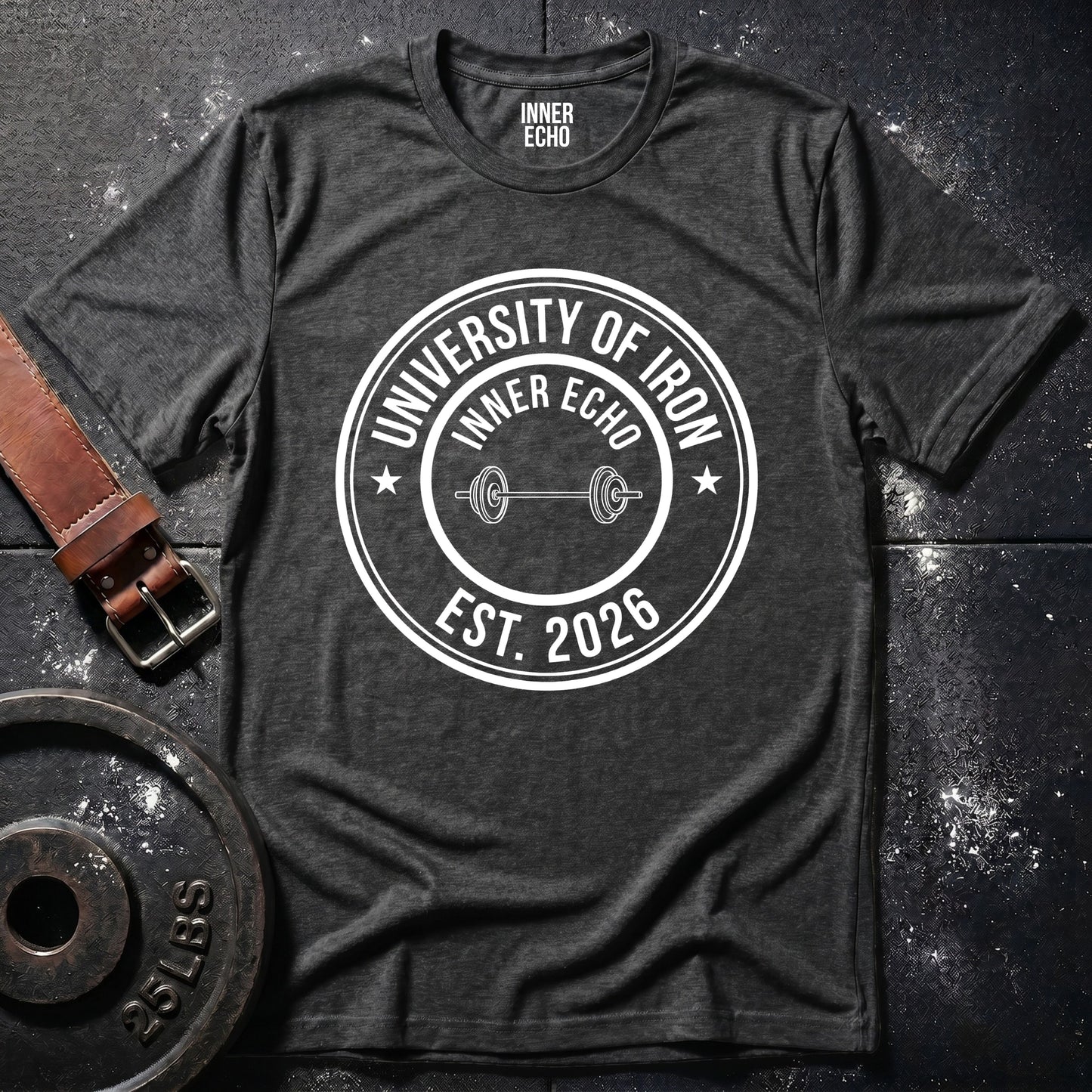 UNIVERSITY OF IRON — Tee