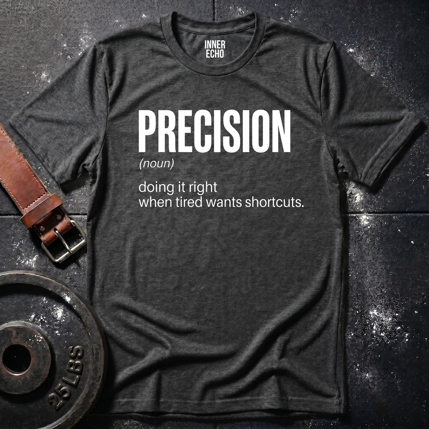 PRECISION (noun) — Tee