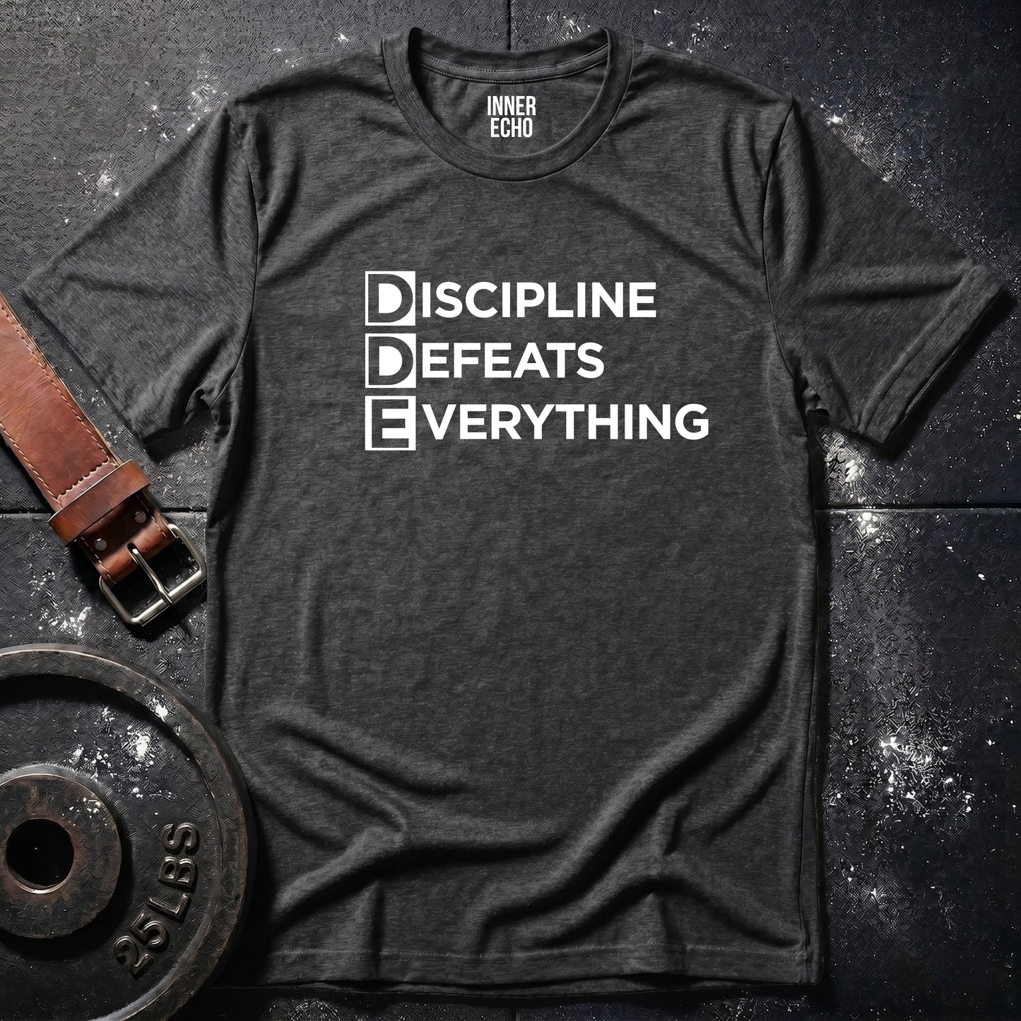 DISCIPLINE DEAFEATS EVERYTHING — Tee