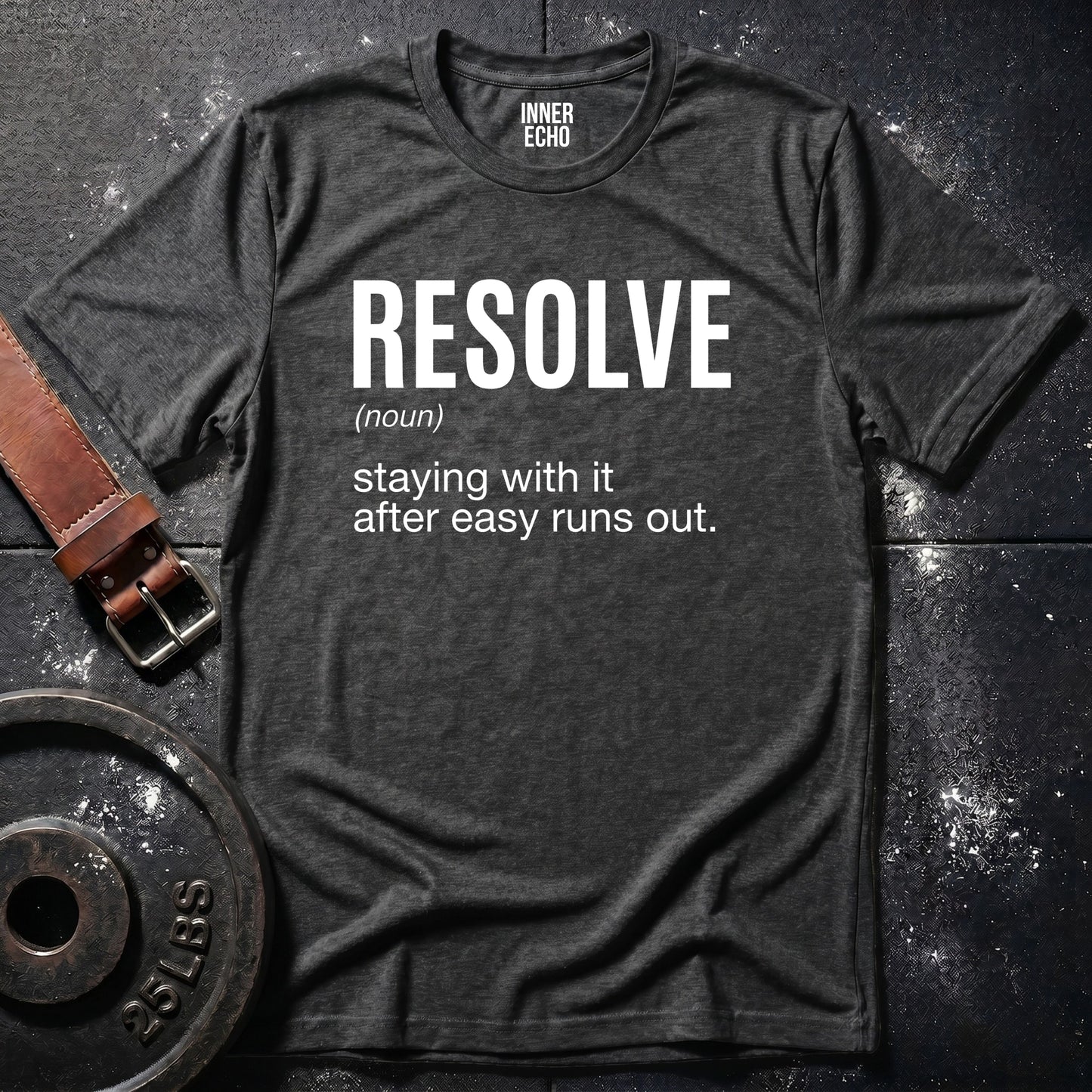 RESOLVE (noun) — Tee