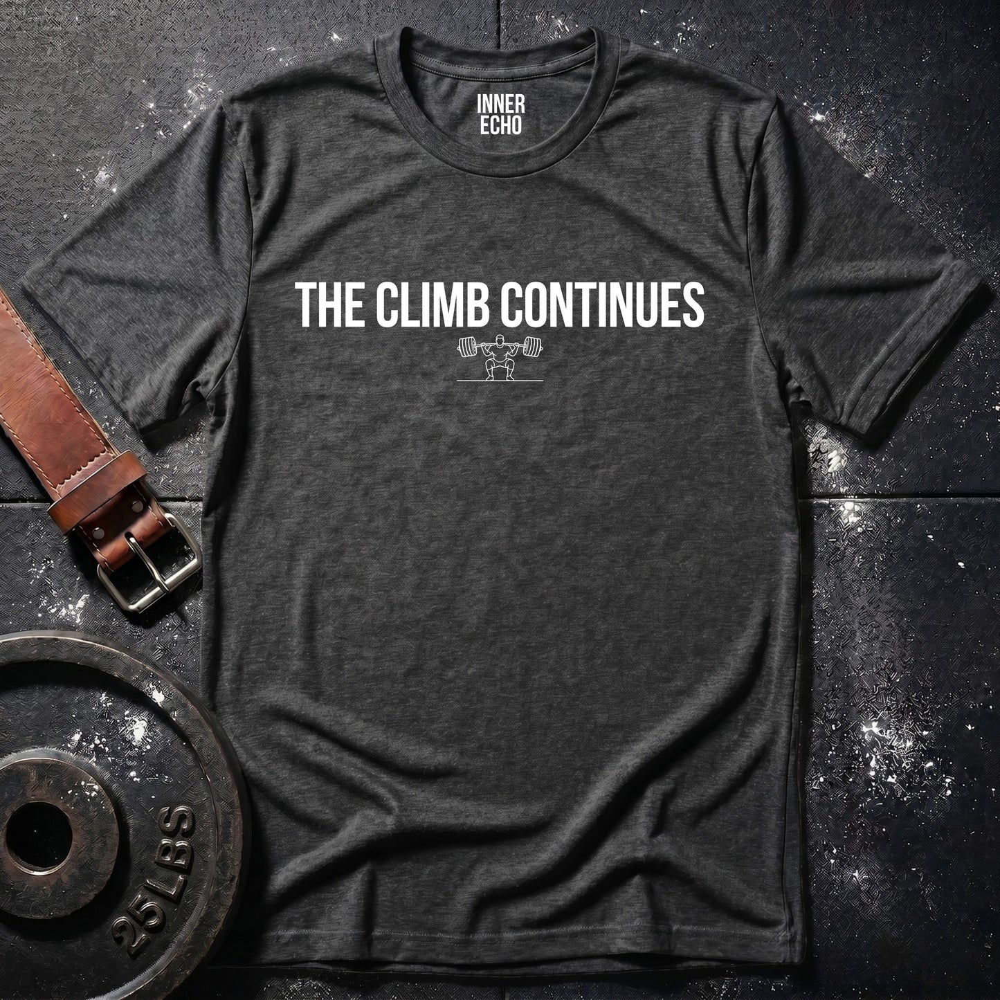 THE CLIMB CONTINUES — Tee