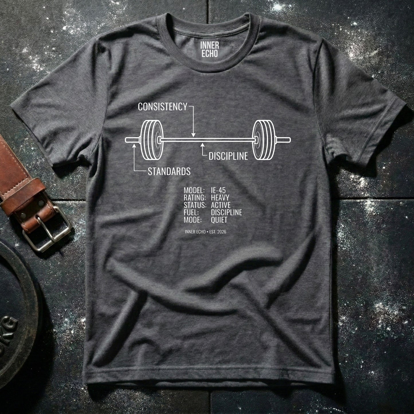 Training Blueprint Barbell — T-Shirt