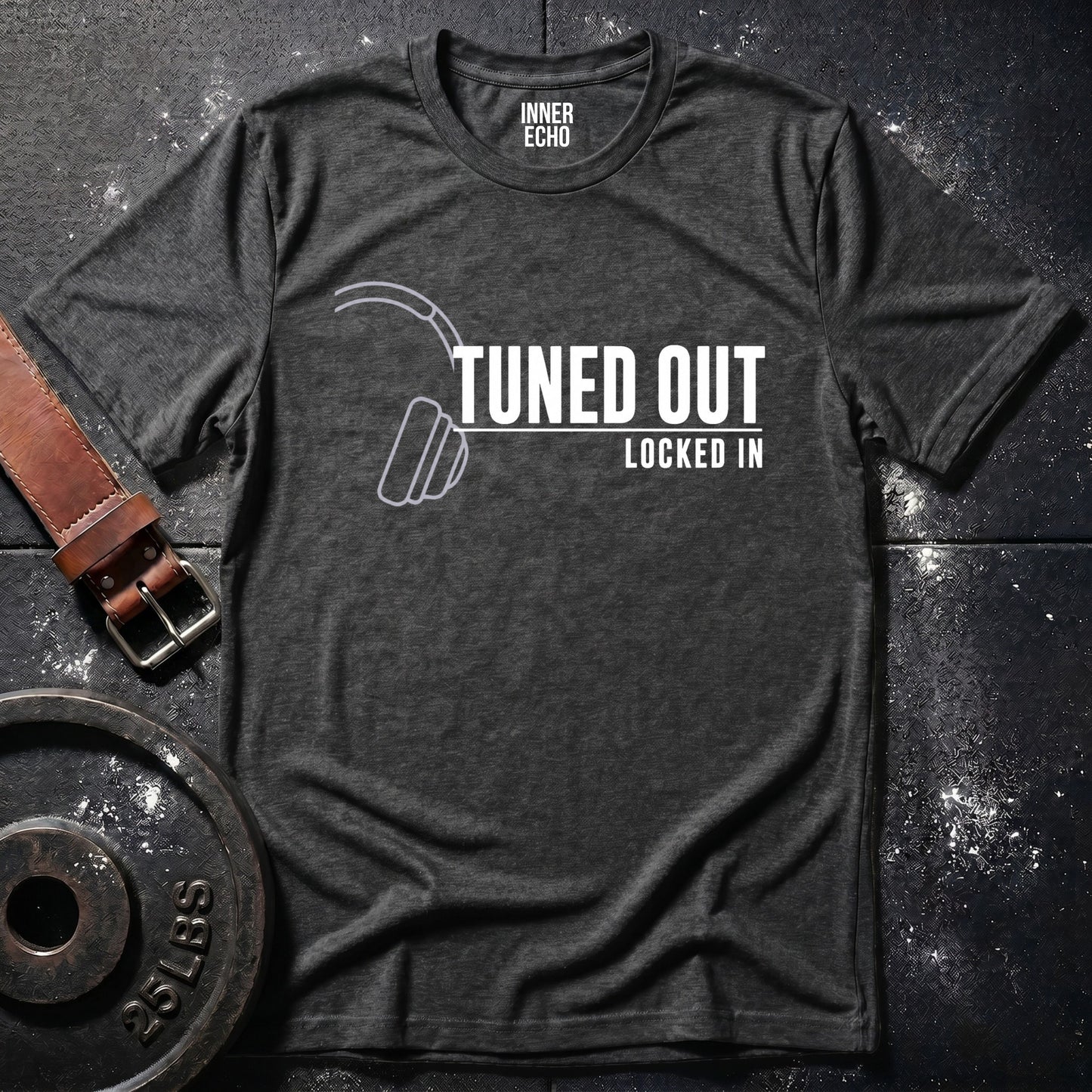 TUNED OUT Headphones — Tee