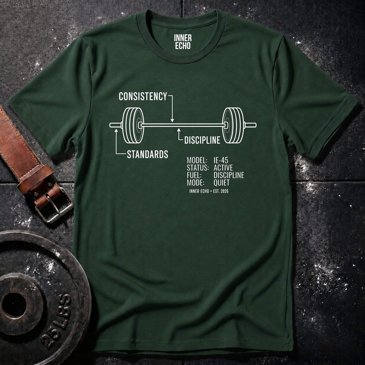 Training Blueprint Barbell — Tee
