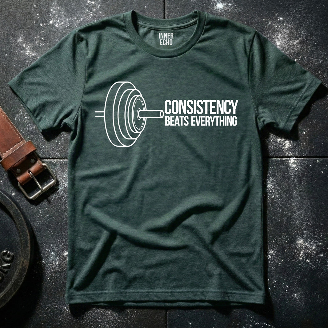 CONSISTENCY BARBELL — T-Shirt
