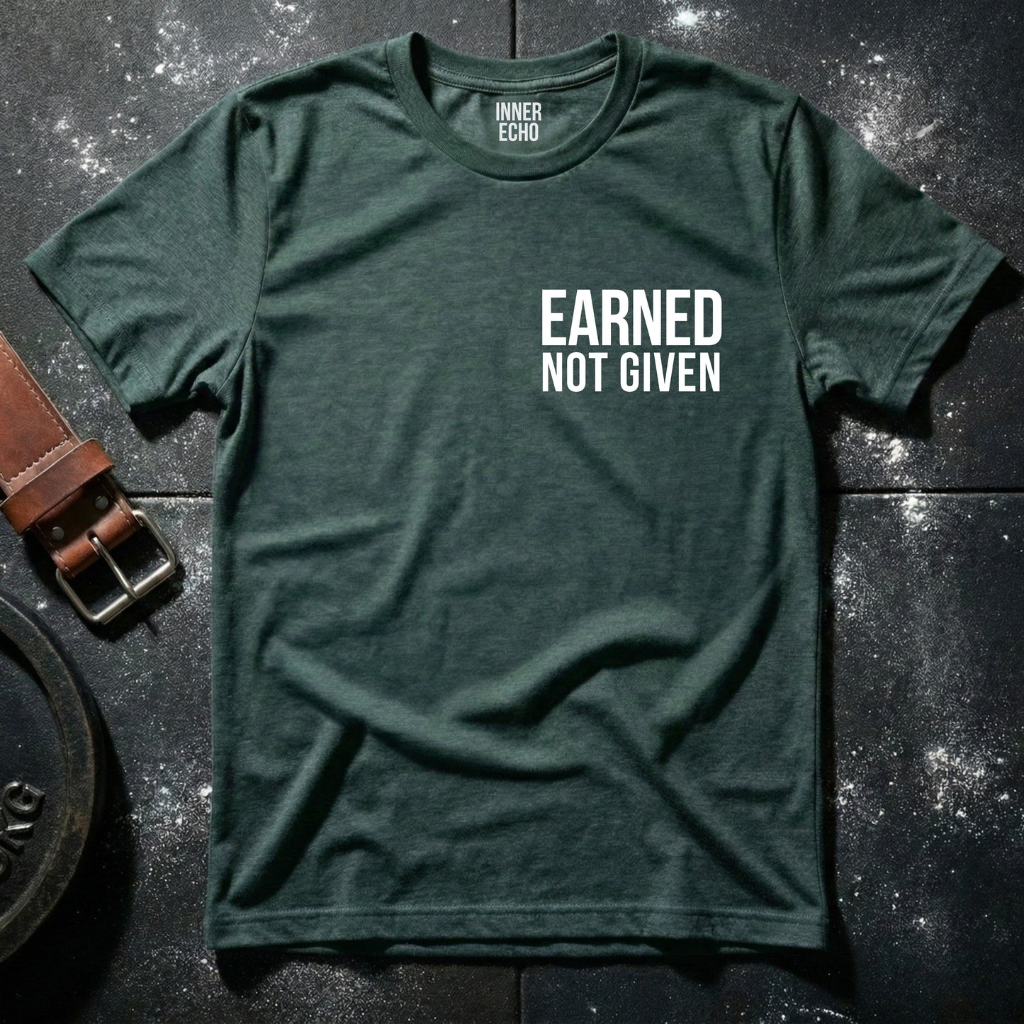 EARNED Chest Pocket — T-Shirt