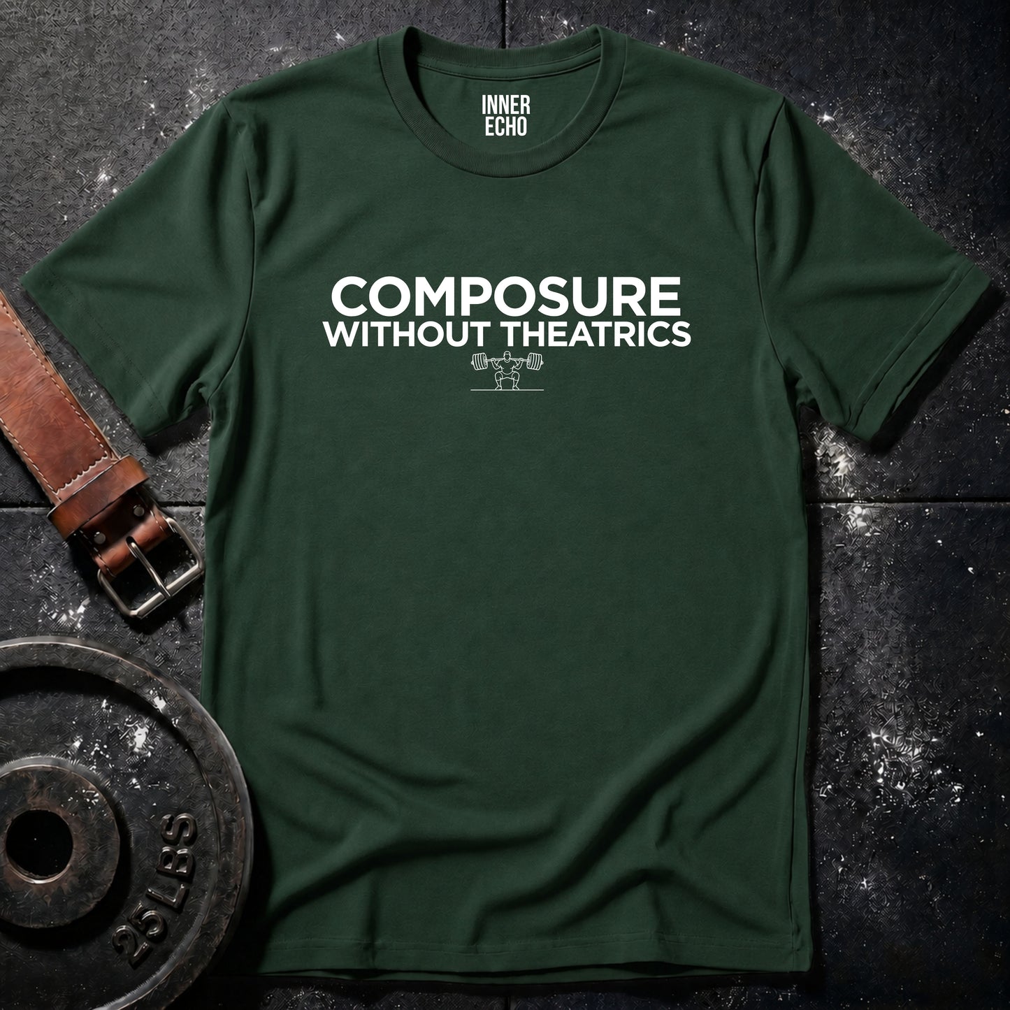 COMPOSURE WITHOUT THEATRICS — Tee