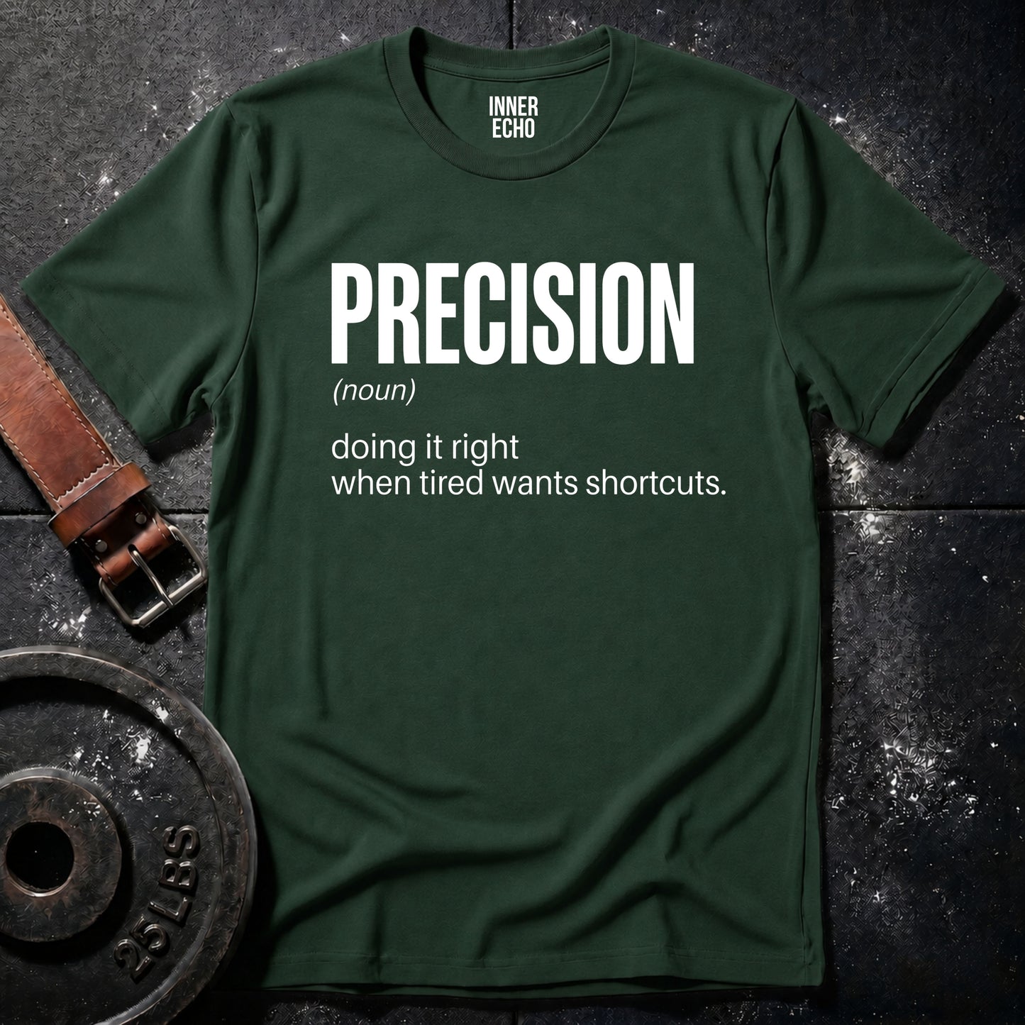 PRECISION (noun) — Tee