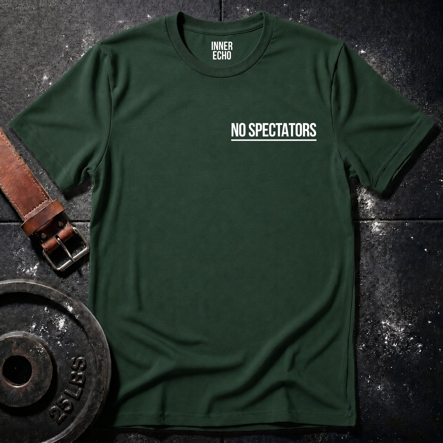 NO SPECTATORS Chest Pocket — Tee