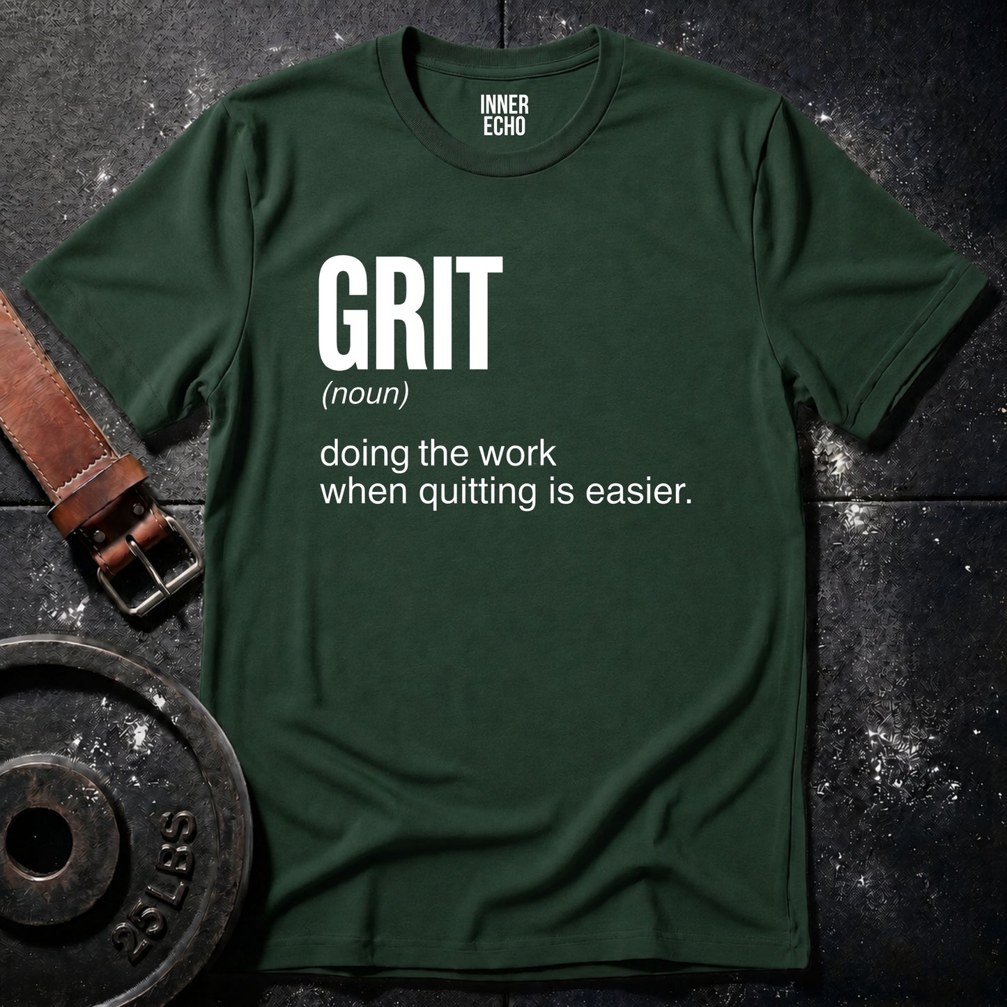 GRIT (noun) — Tee