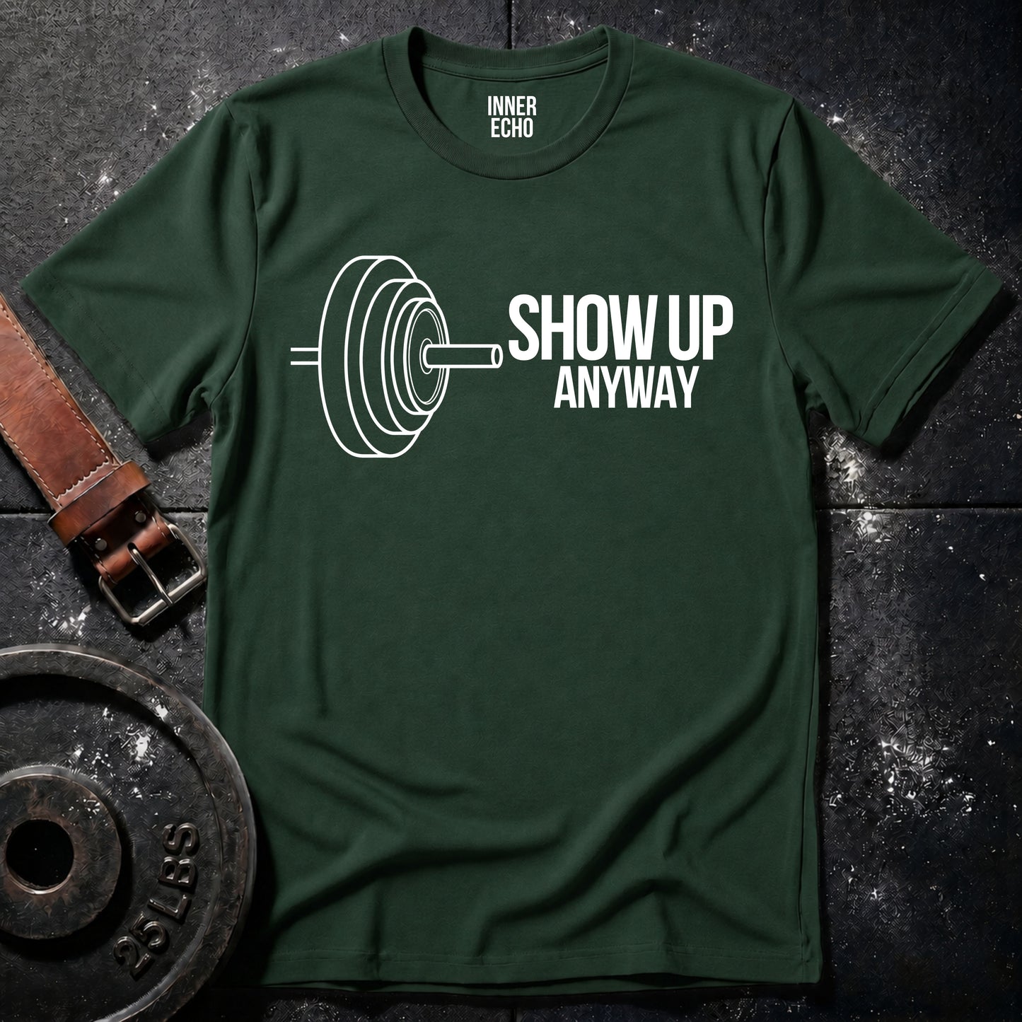 SHOW UP BARBELL — Tee