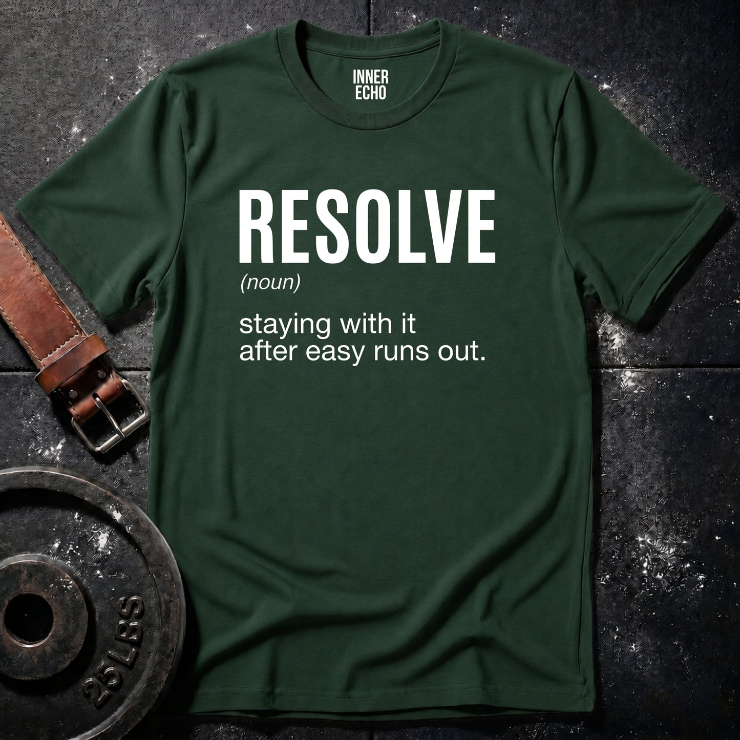 RESOLVE (noun) — Tee