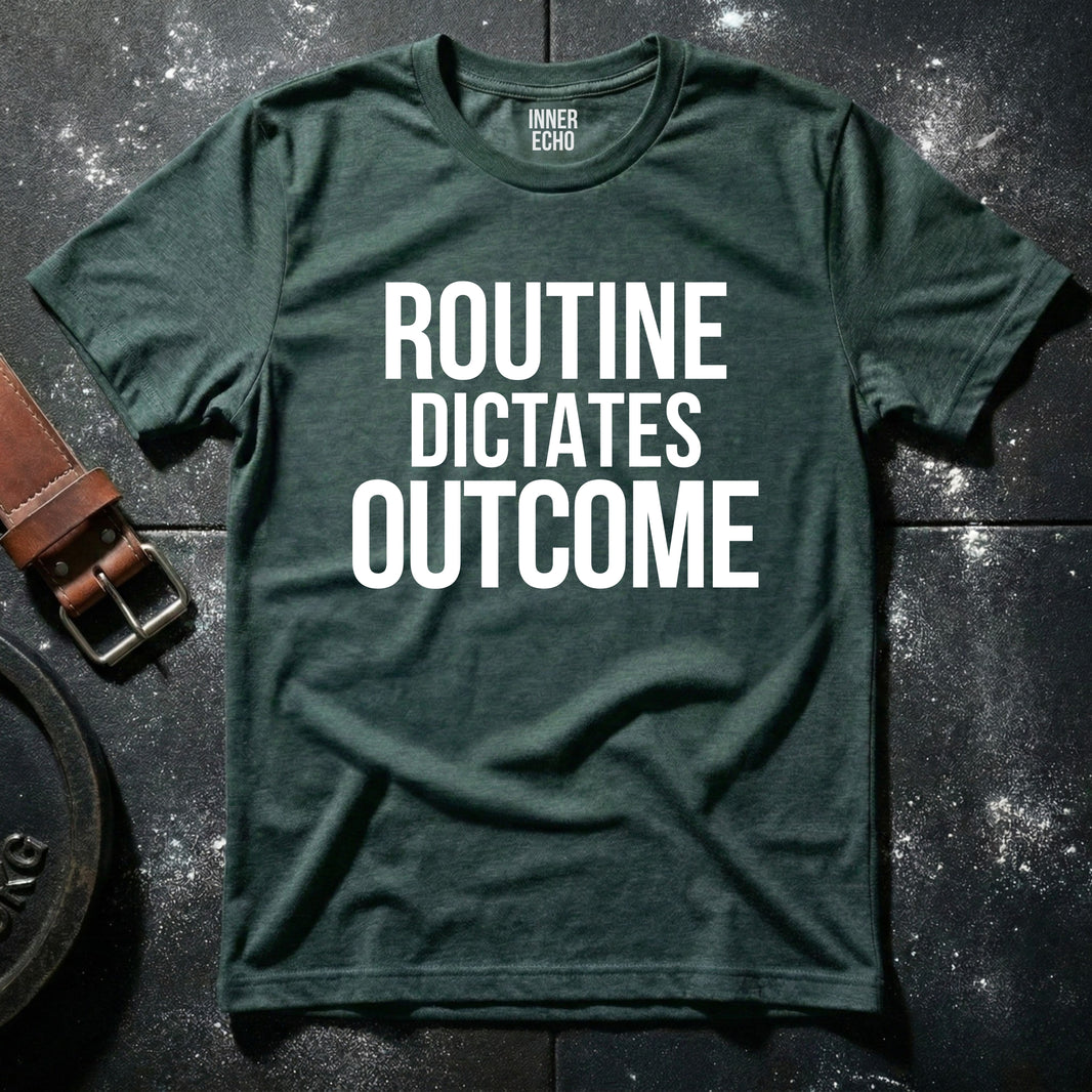 ROUTINE DICTATES OUTCOME — T-Shirt
