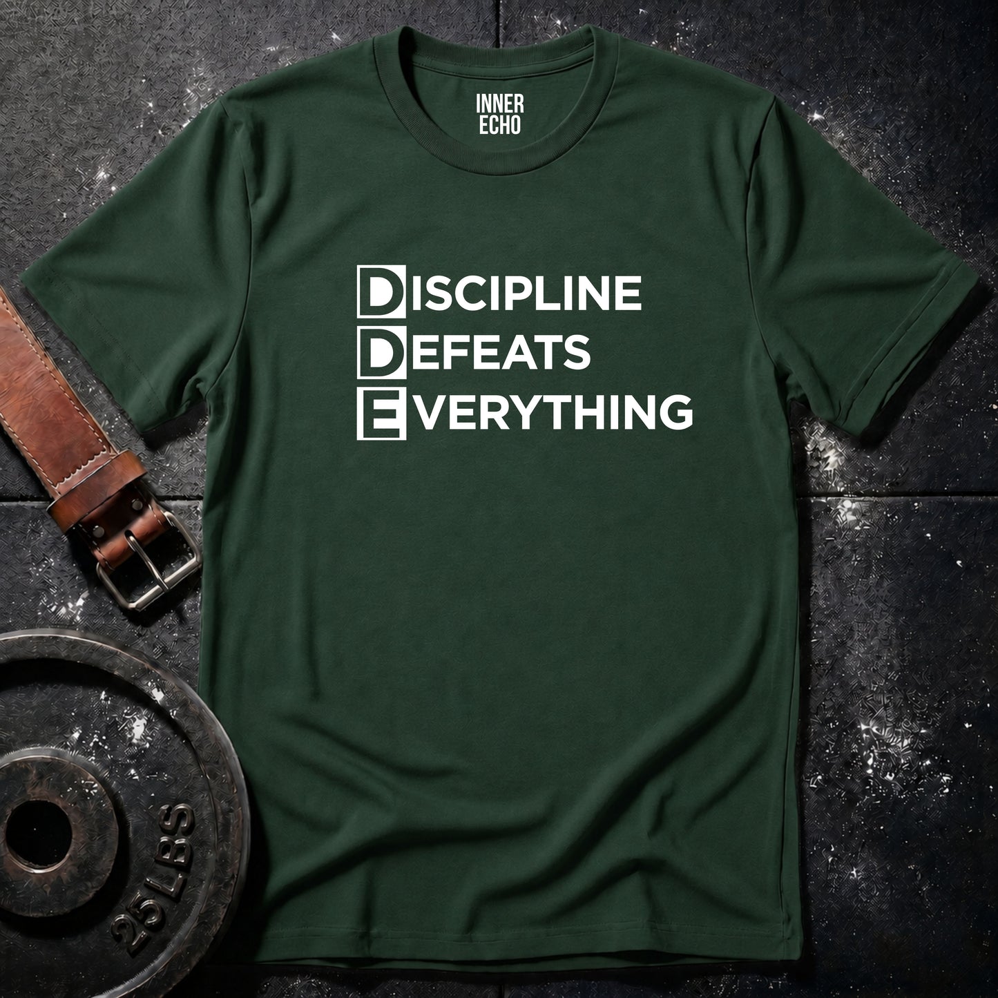 DISCIPLINE DEAFEATS EVERYTHING — Tee