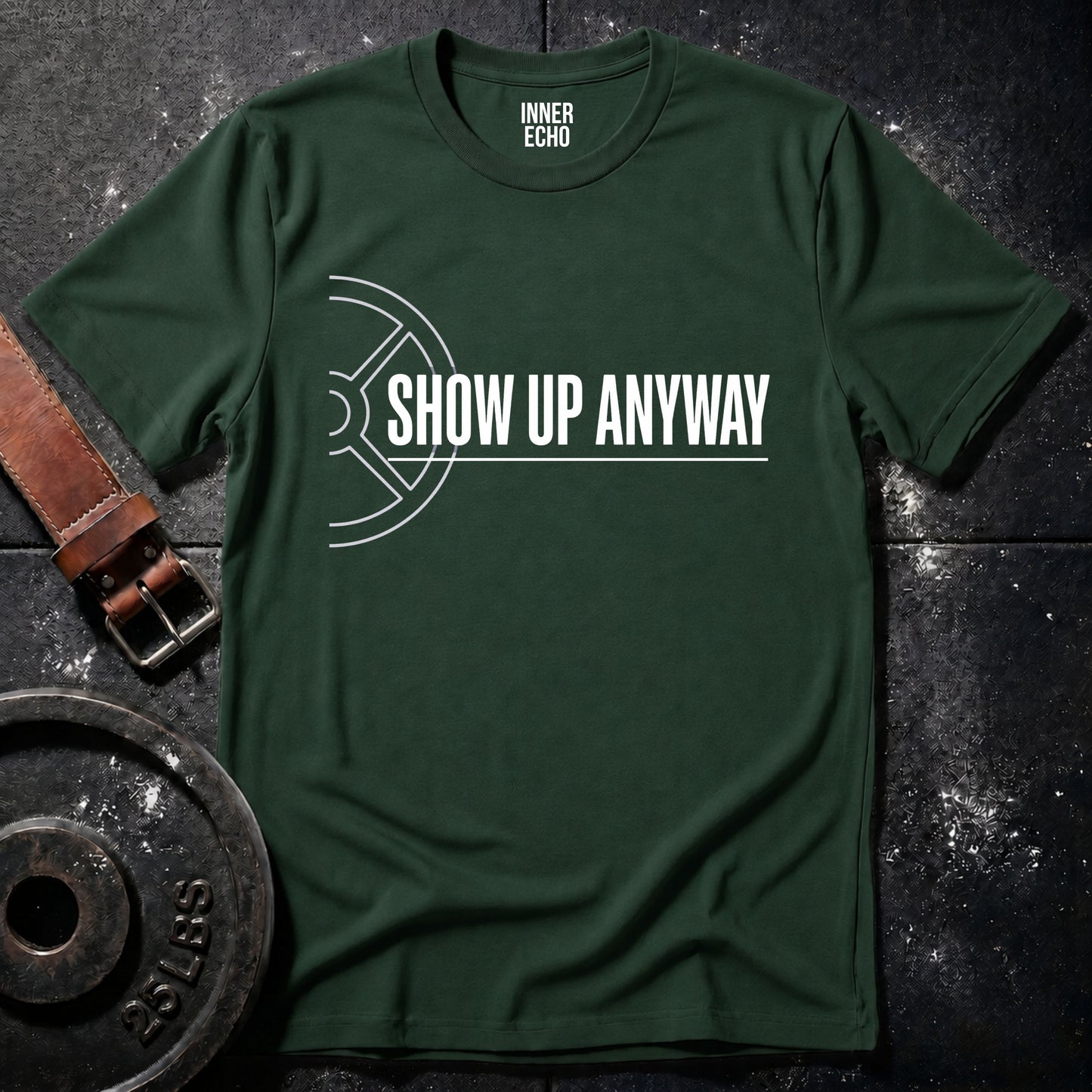 SHOW UP Plate — T-Shirt