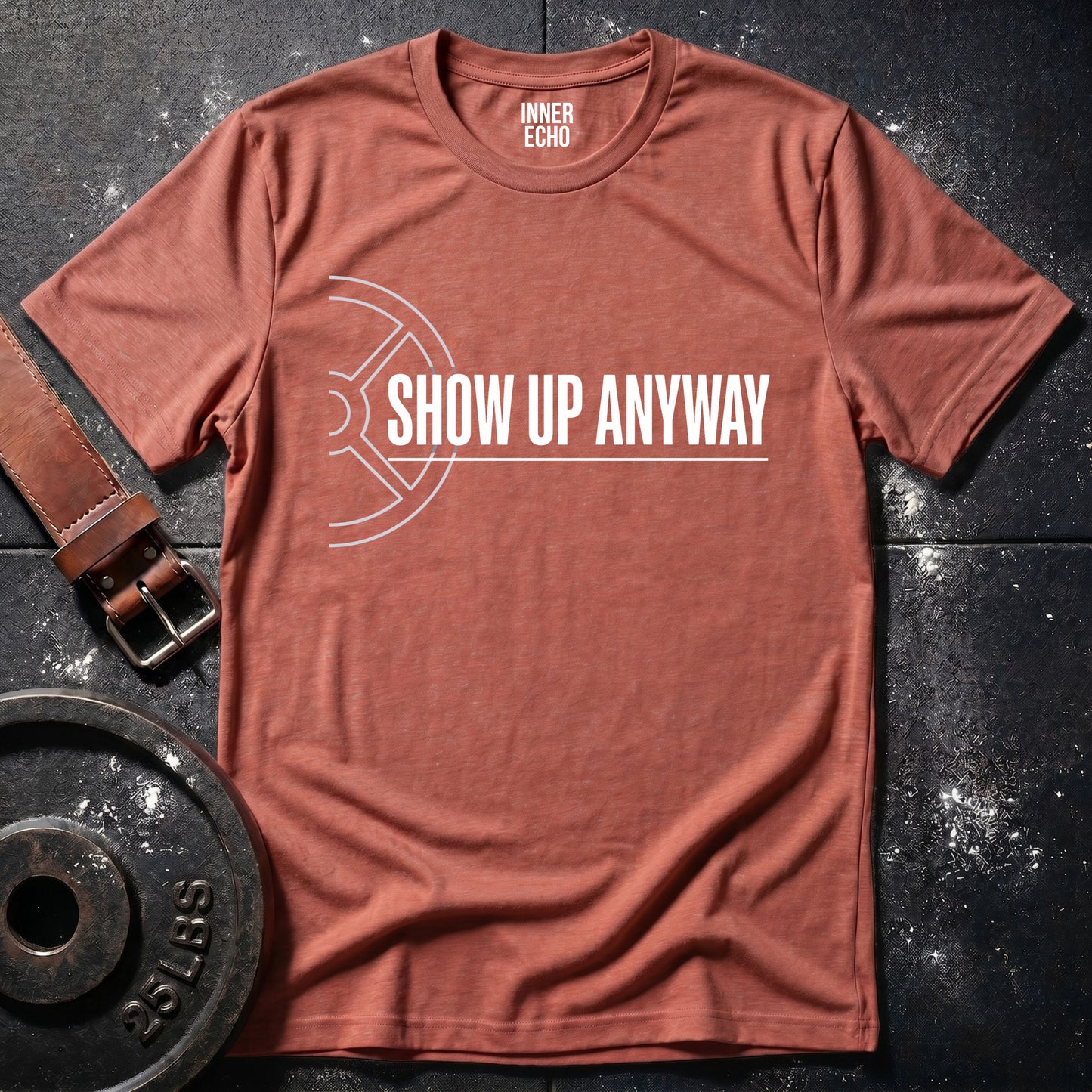 SHOW UP Plate — T-Shirt