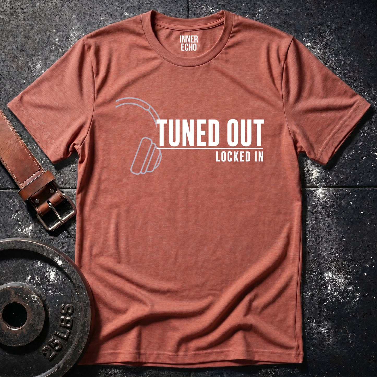 TUNED OUT Headphones — Tee