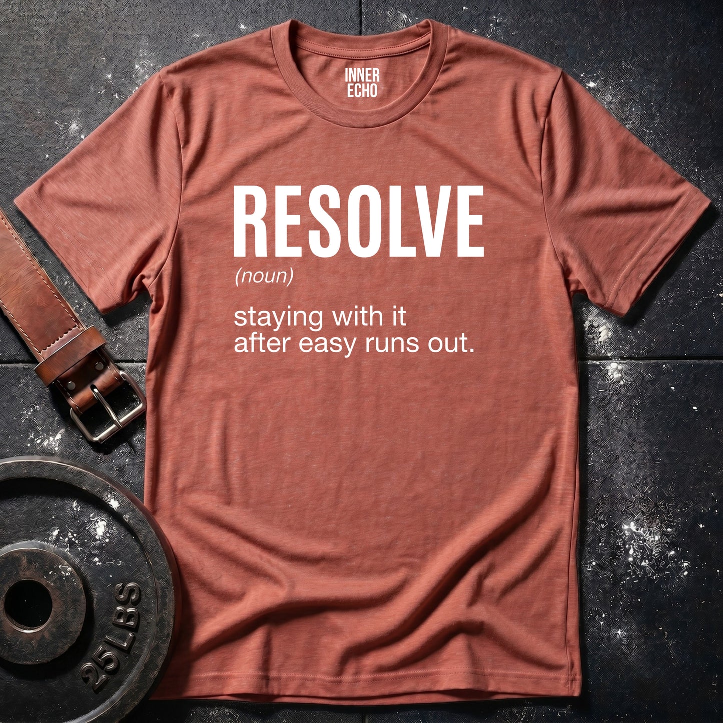 RESOLVE (noun) — Tee
