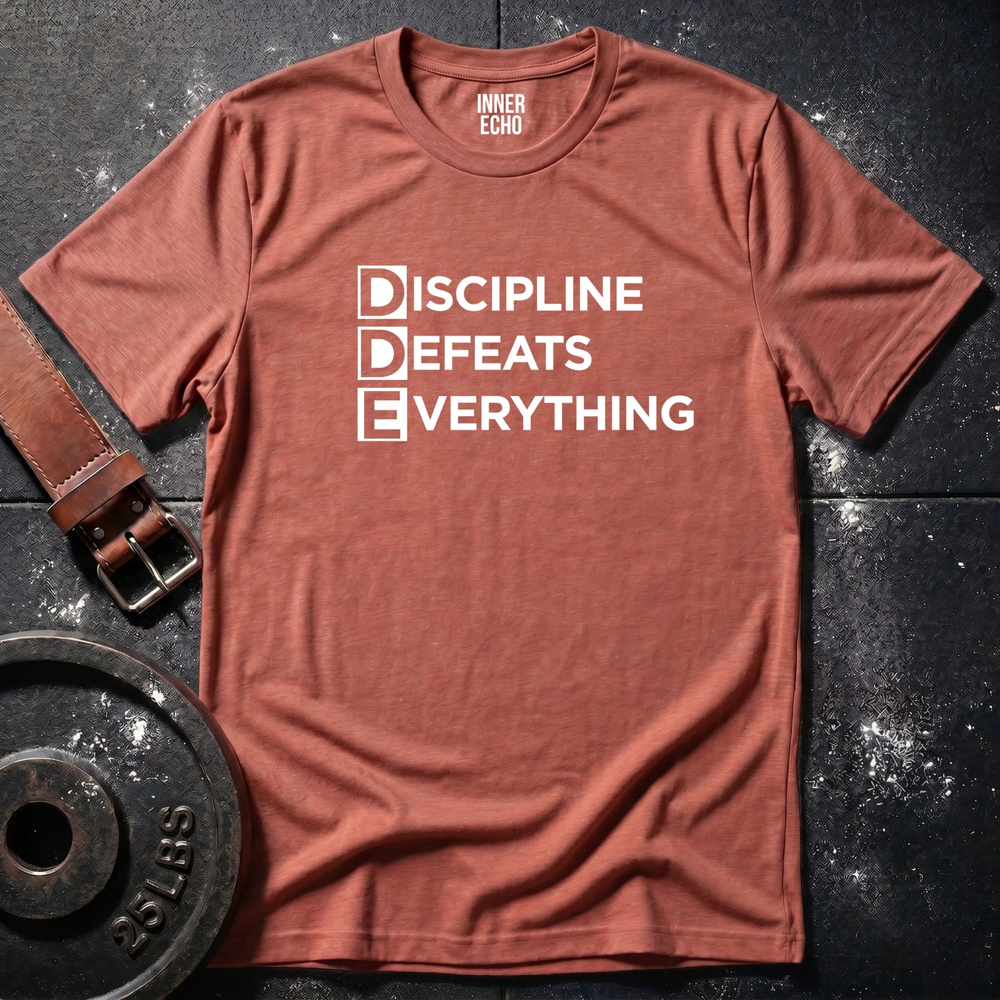 DISCIPLINE DEAFEATS EVERYTHING — Tee