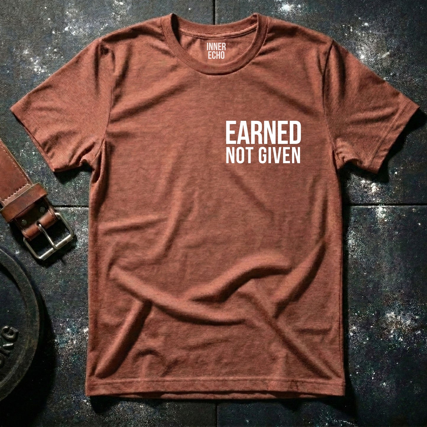 EARNED Chest Pocket — T-Shirt