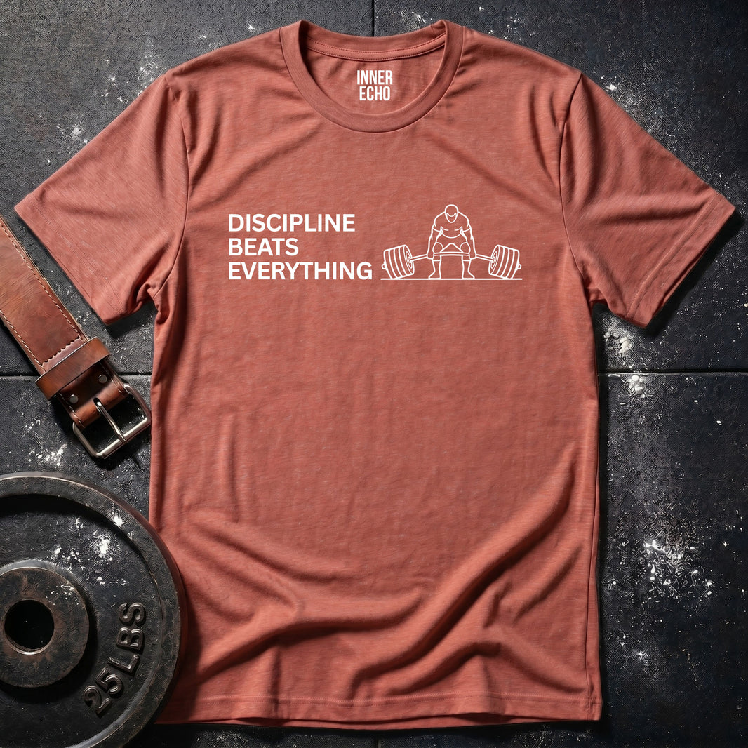 DISCIPLINE BEATS EVERYTHING — Tee