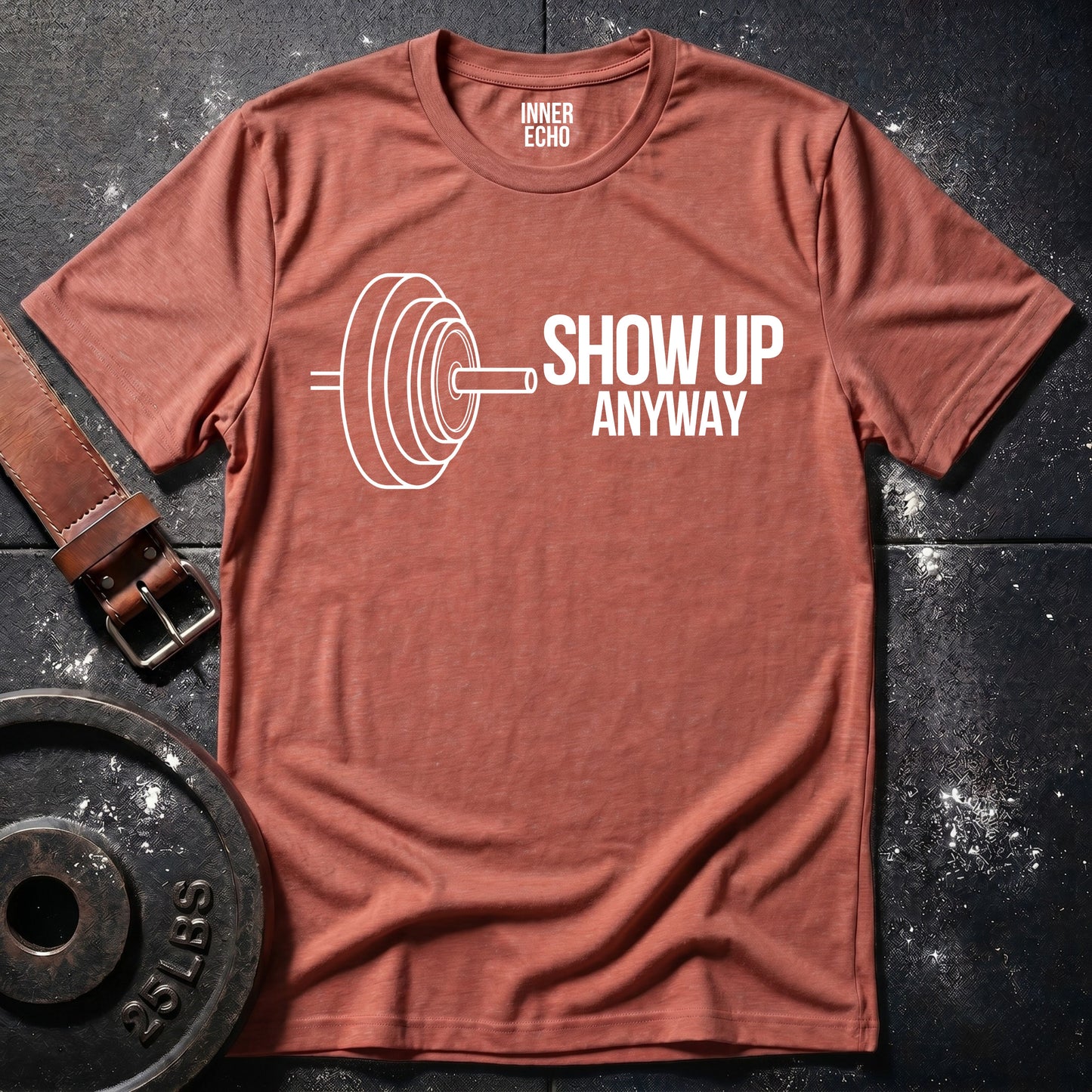 SHOW UP BARBELL — Tee
