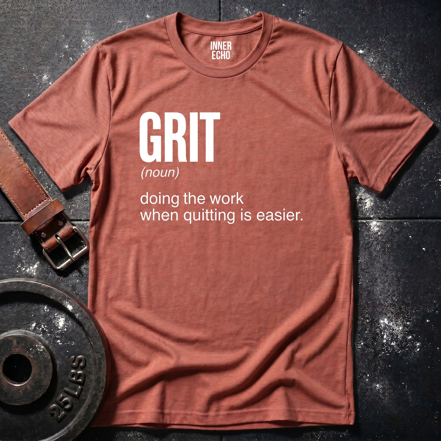 GRIT (noun) — Tee
