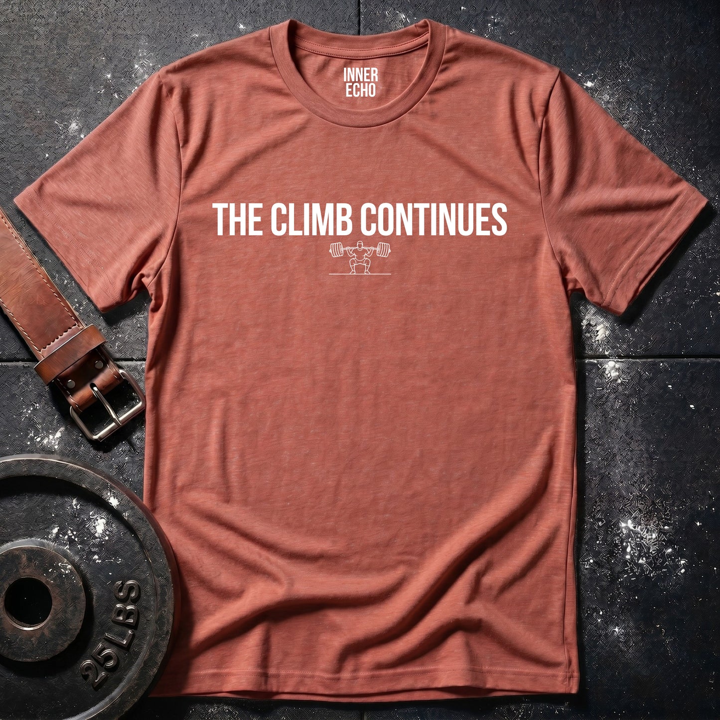 THE CLIMB CONTINUES — Tee