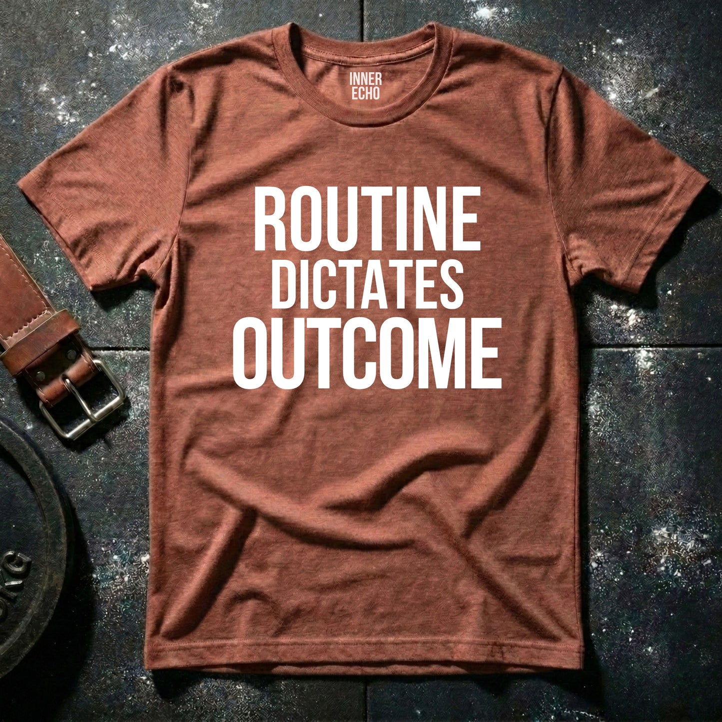 ROUTINE DICTATES OUTCOME — T-Shirt