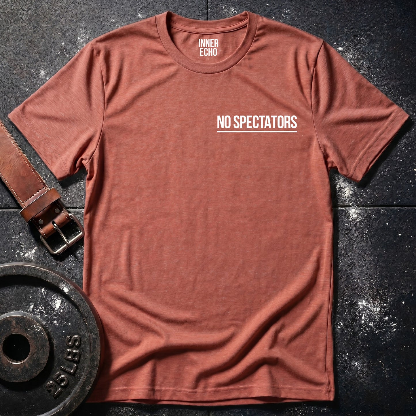 NO SPECTATORS Chest Pocket — Tee