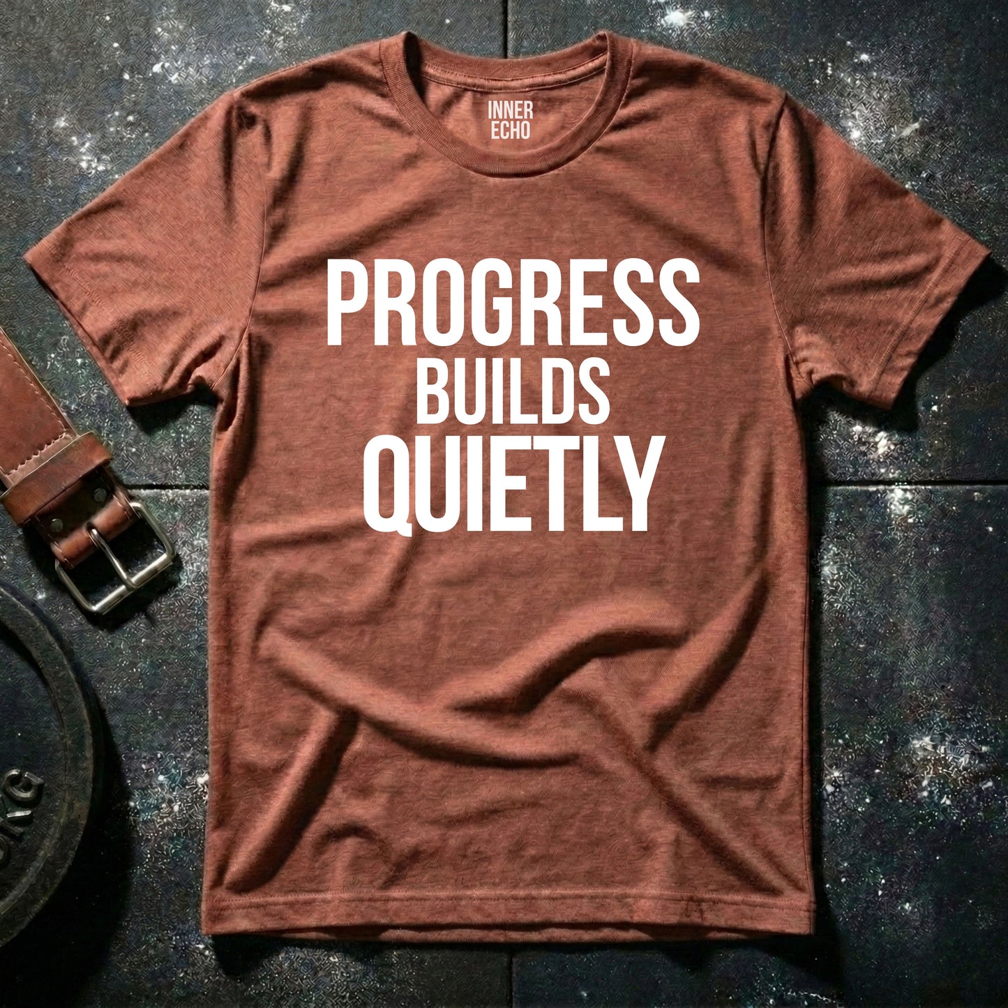 PROGRESS BUILDS QUIETLY — T-Shirt