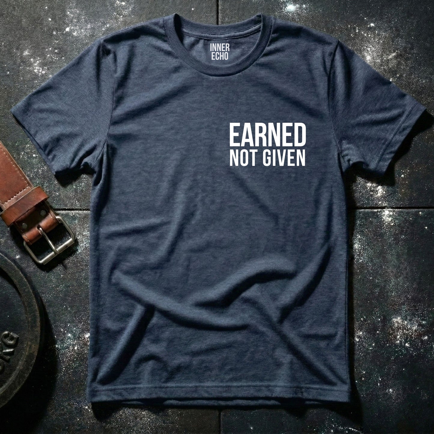 EARNED Chest Pocket — T-Shirt