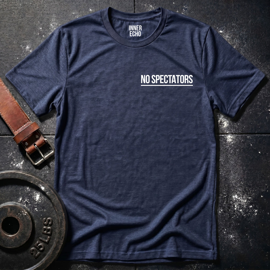 NO SPECTATORS Chest Pocket — Tee