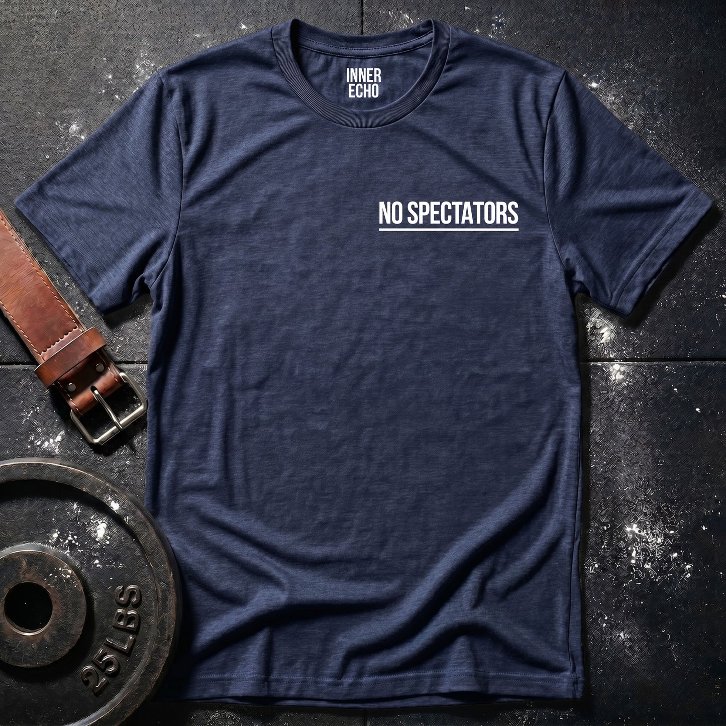 NO SPECTATORS Chest Pocket — Tee